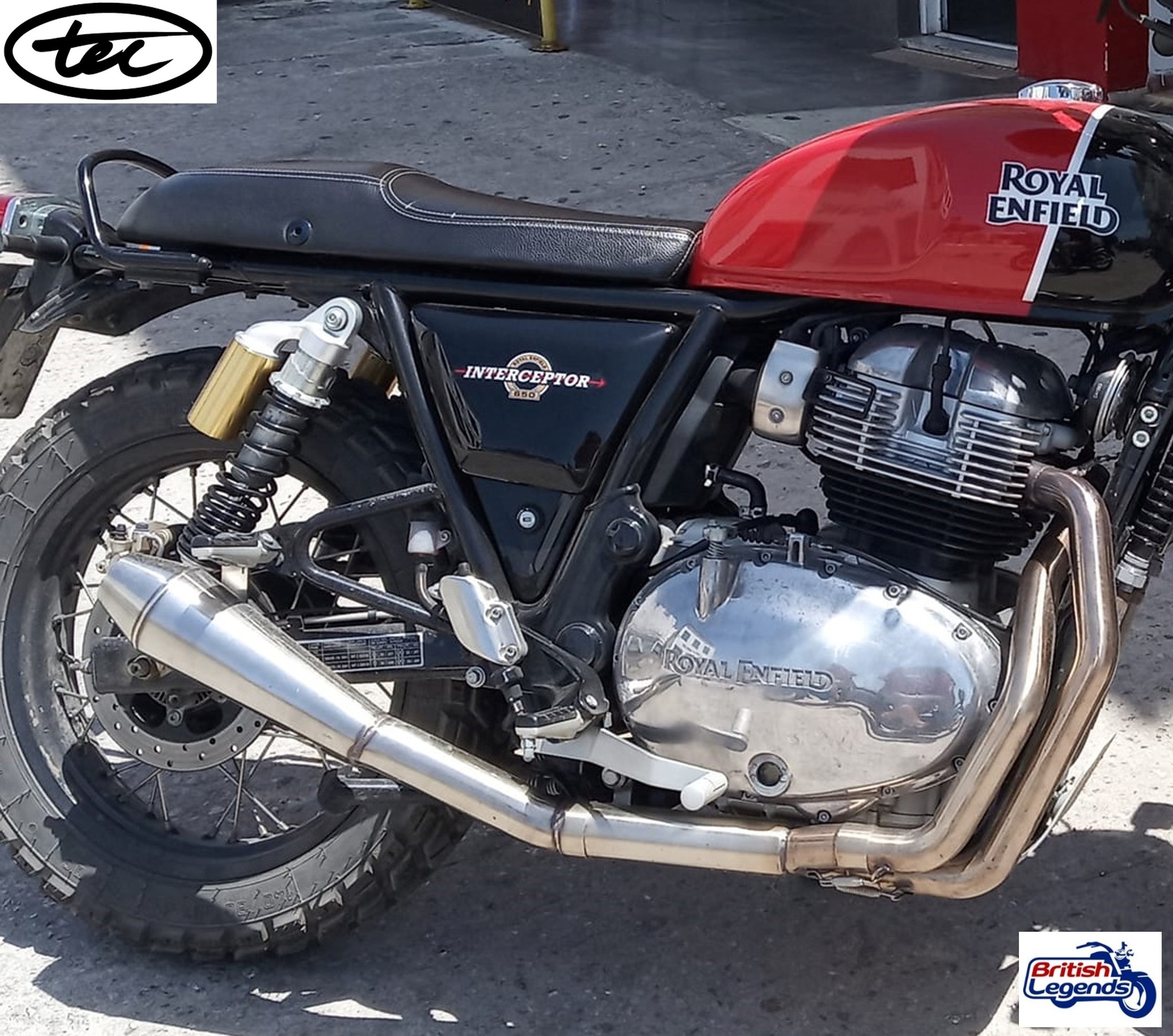 Ligne 2-en-1 Inox pour Royal-Enfield 650cc