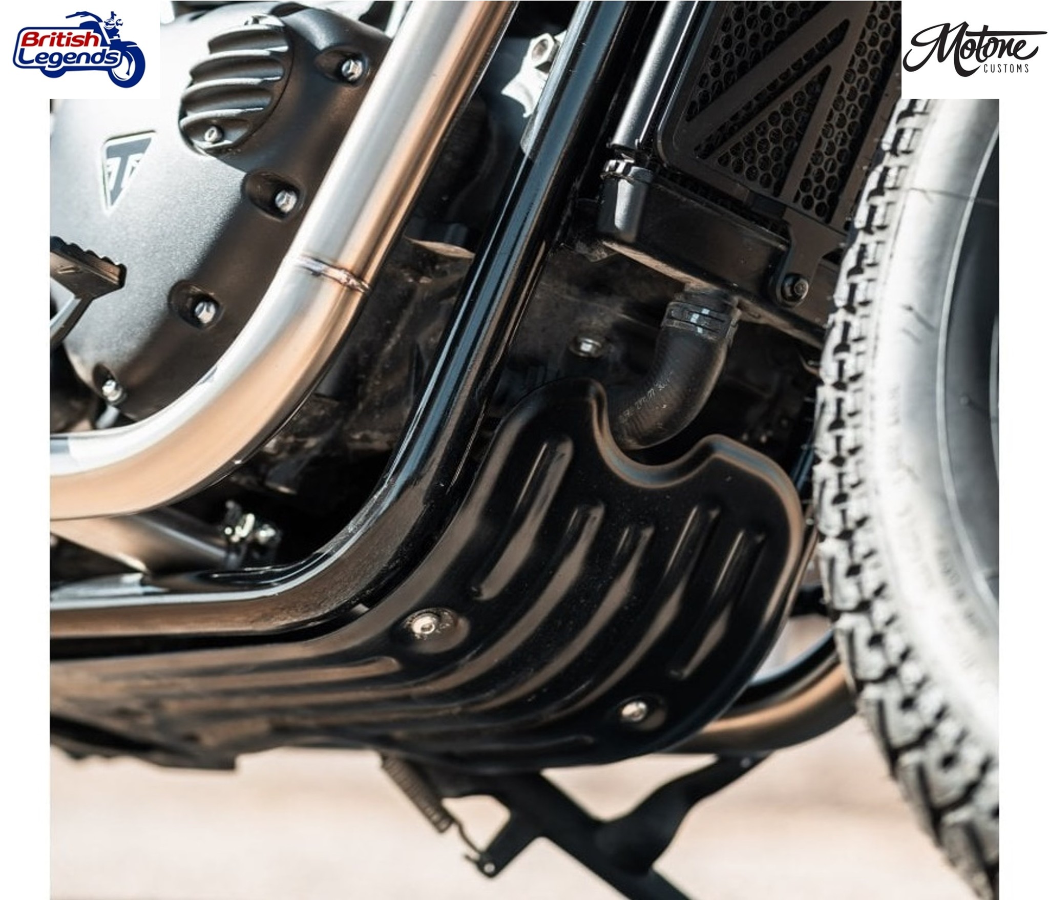 Sabot Moteur pour Triumph Twins 900/1200