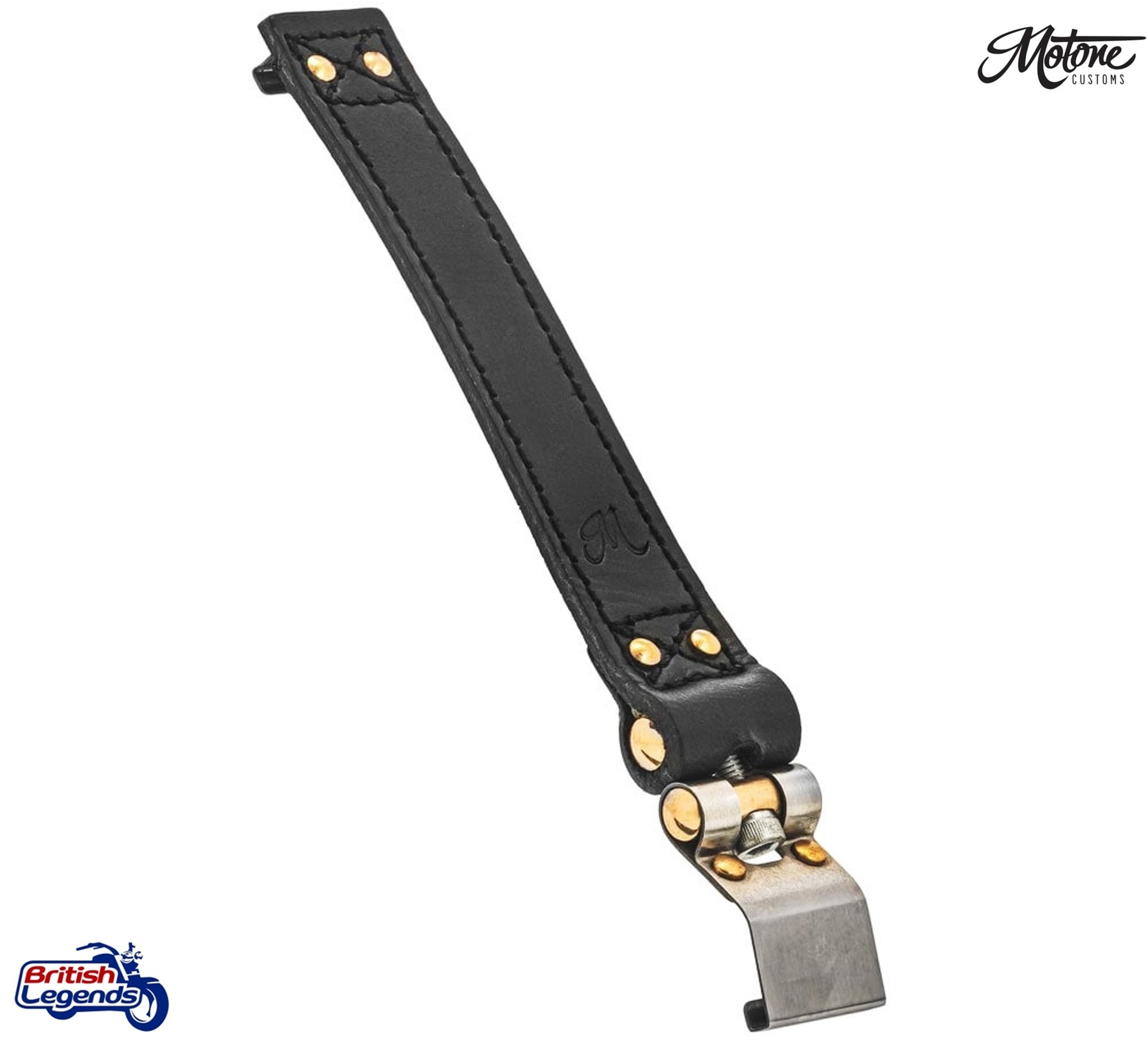 Leather Battery Strap for Triumph Bobber