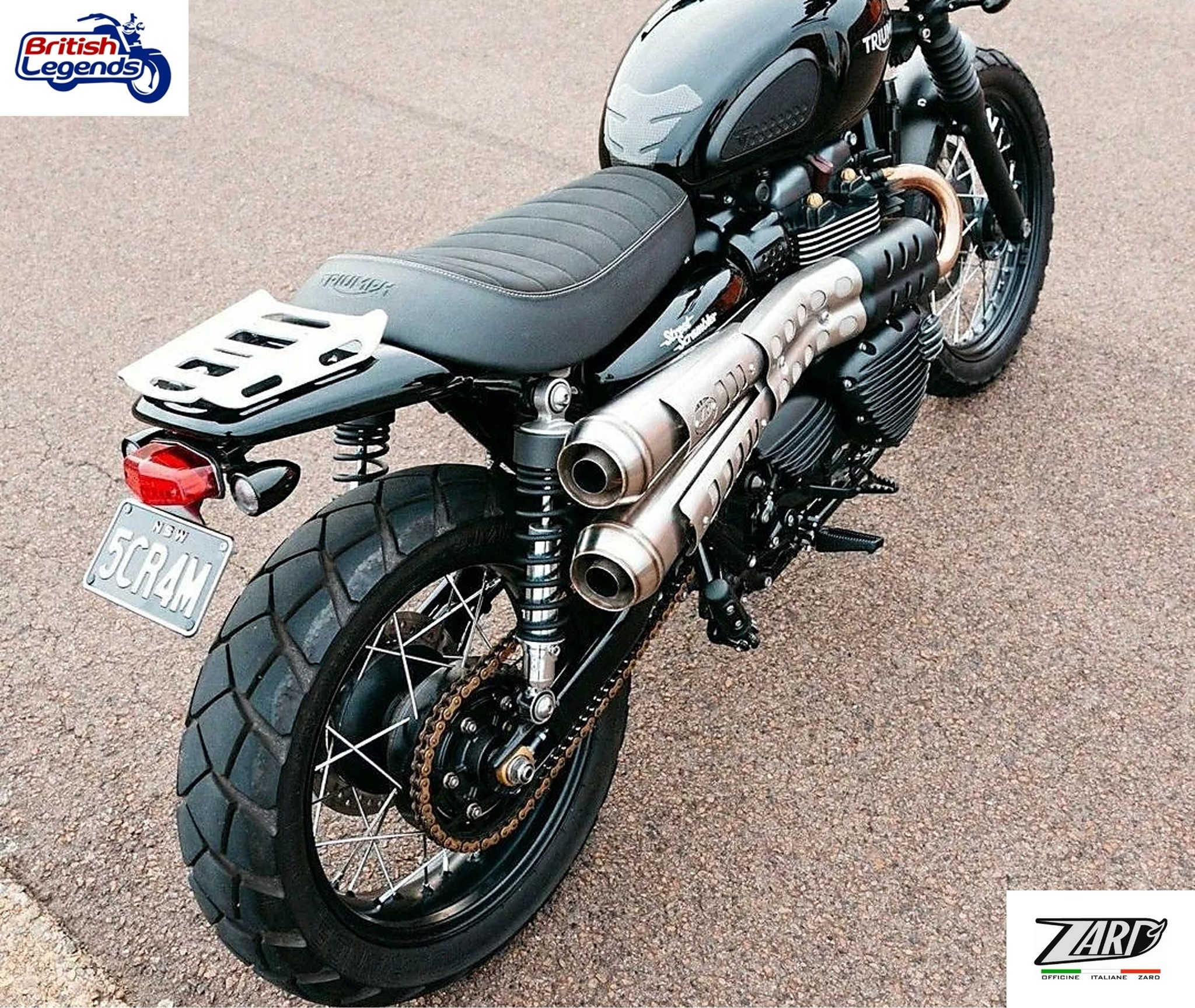 Silenciadores Zard para Triumph Street Scrambler