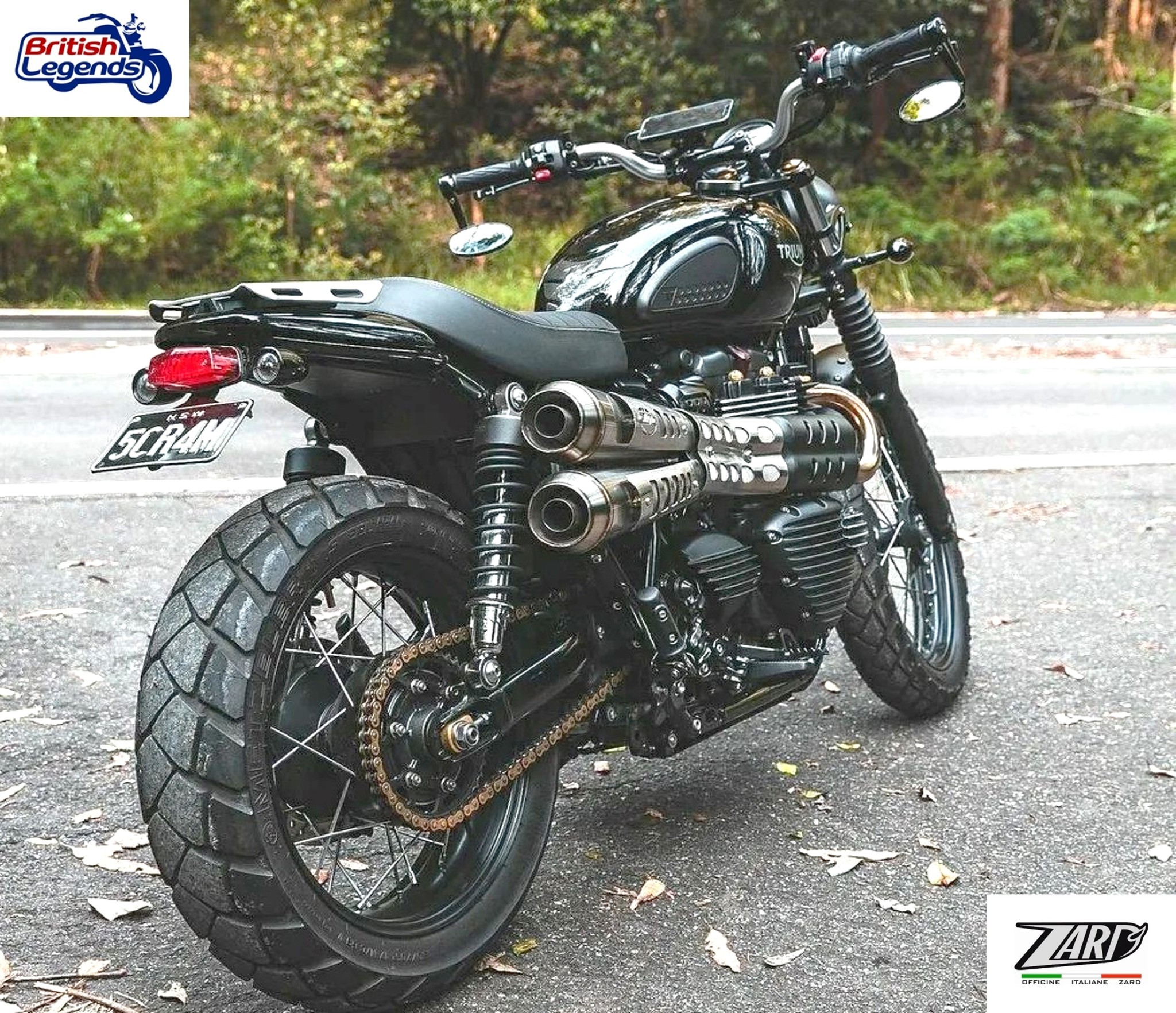 Silenciadores Zard para Triumph Street Scrambler
