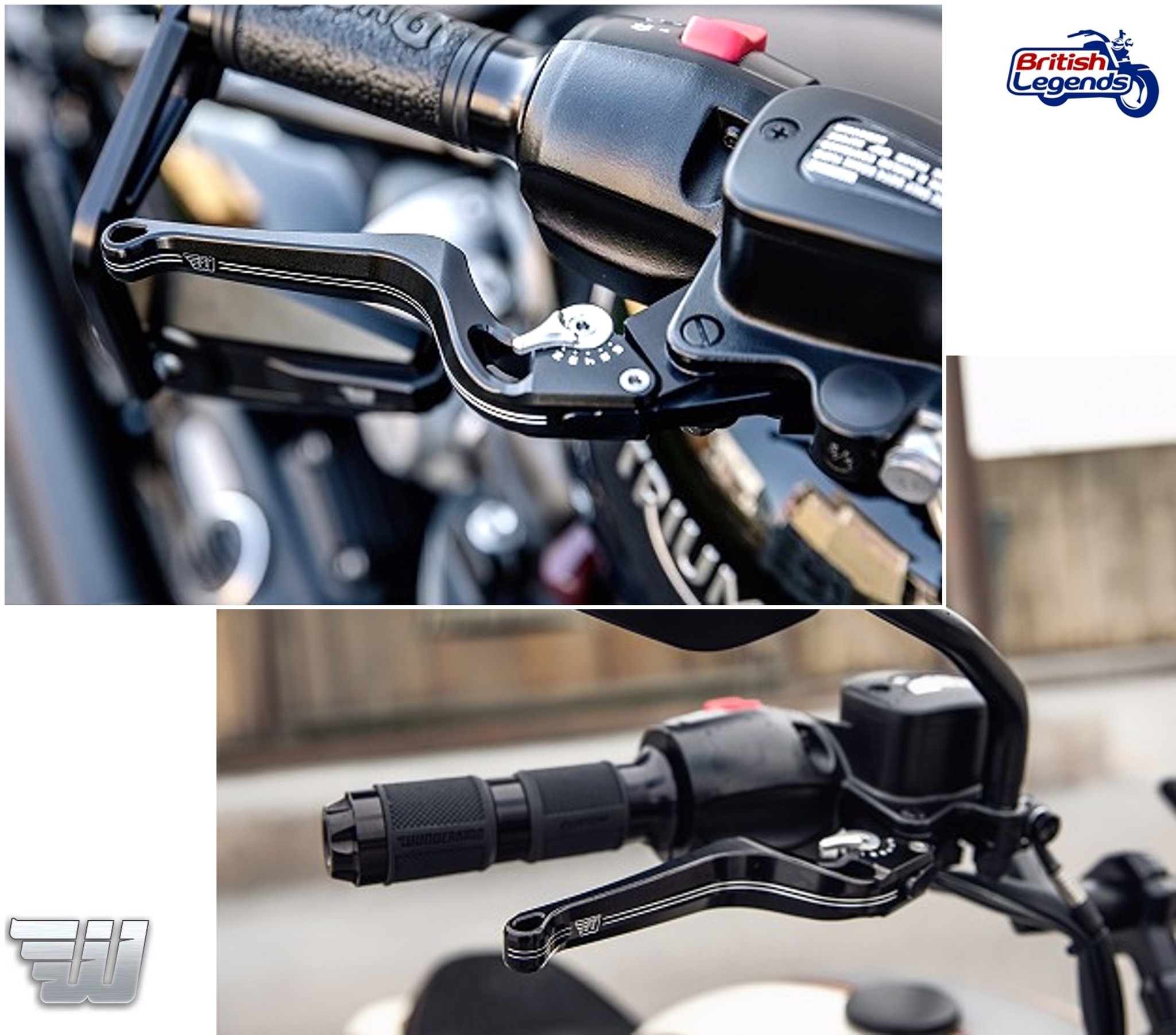 Leviers Wunderkind pour motos Triumph