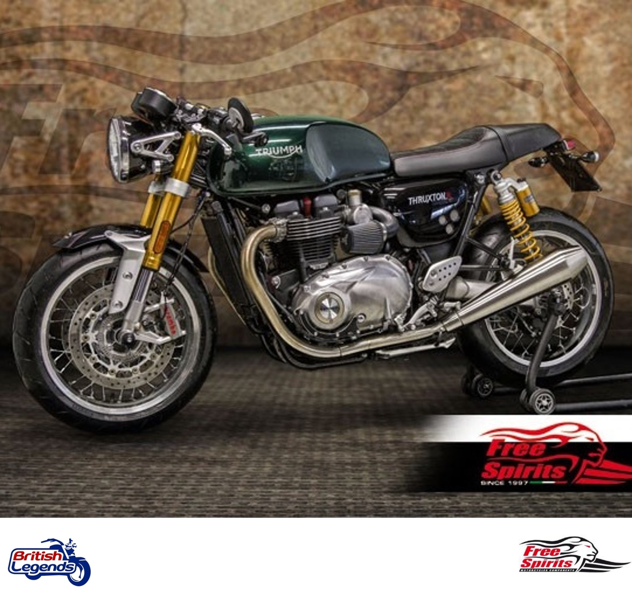 Té de Fourche de Rabaissement pour Thruxton R/RS