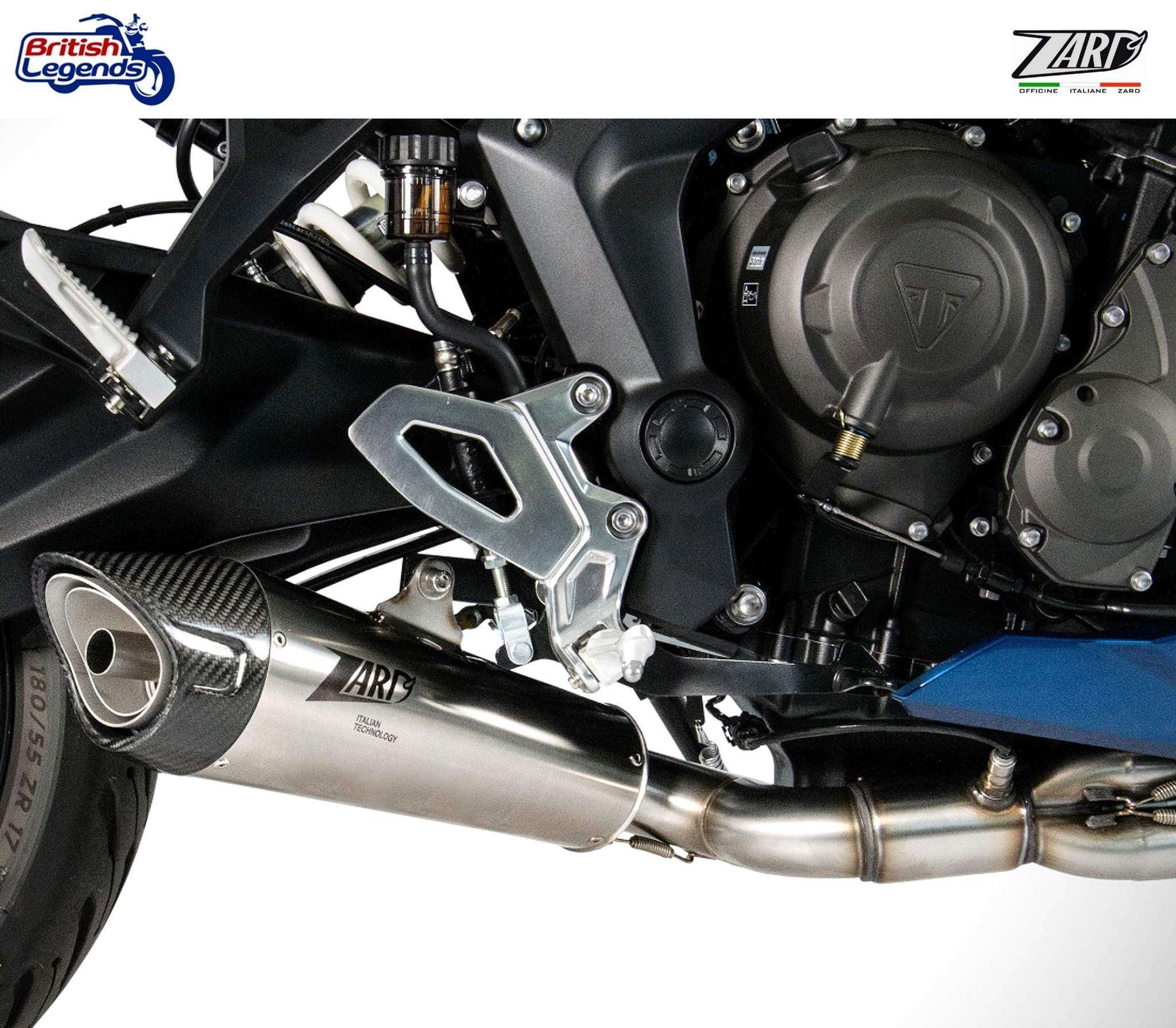 Zard 3-into-1 Exhaust for Triumph Tiger Sport 660