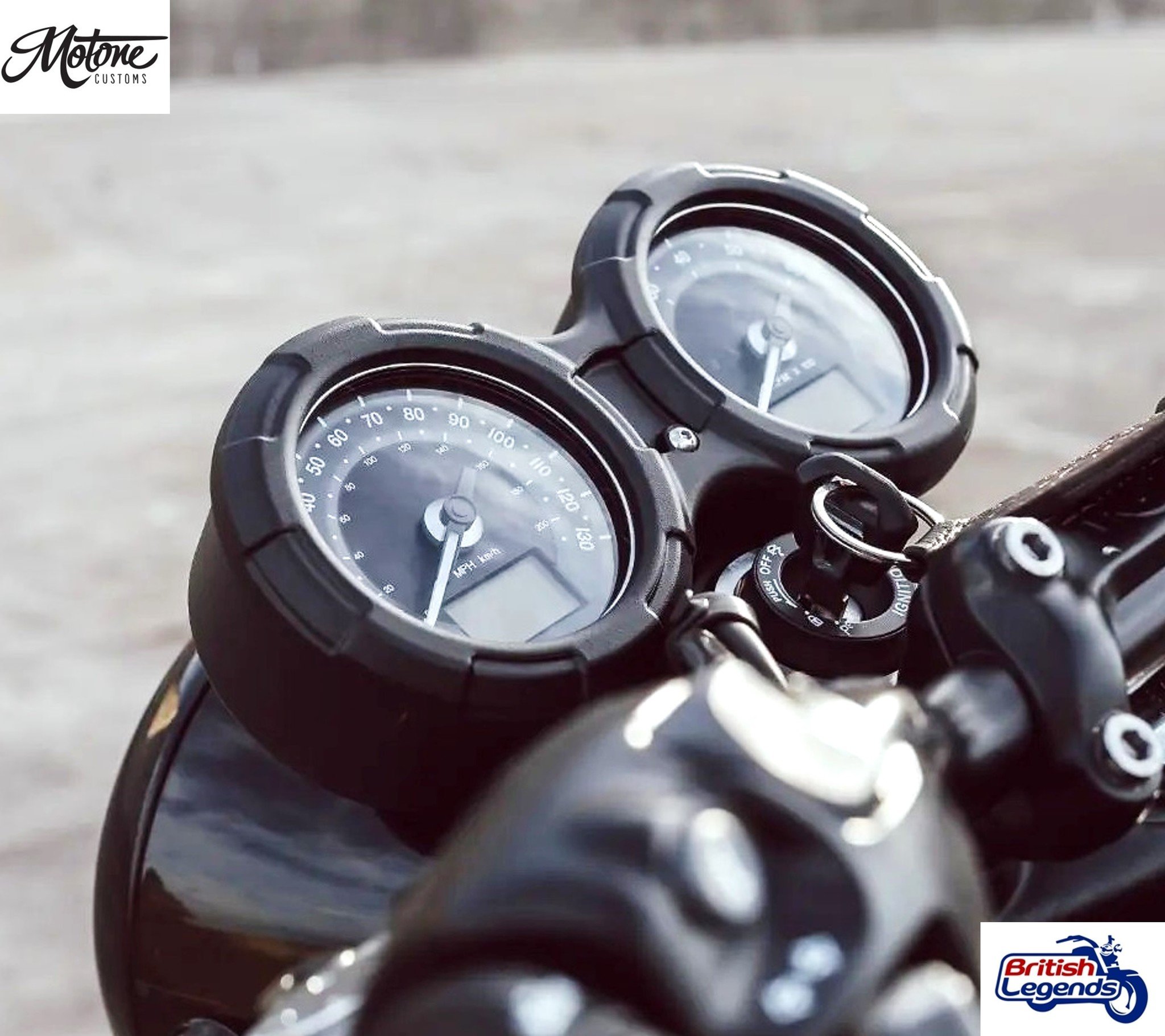 Embellecedor de Instrumentos aluminio negro