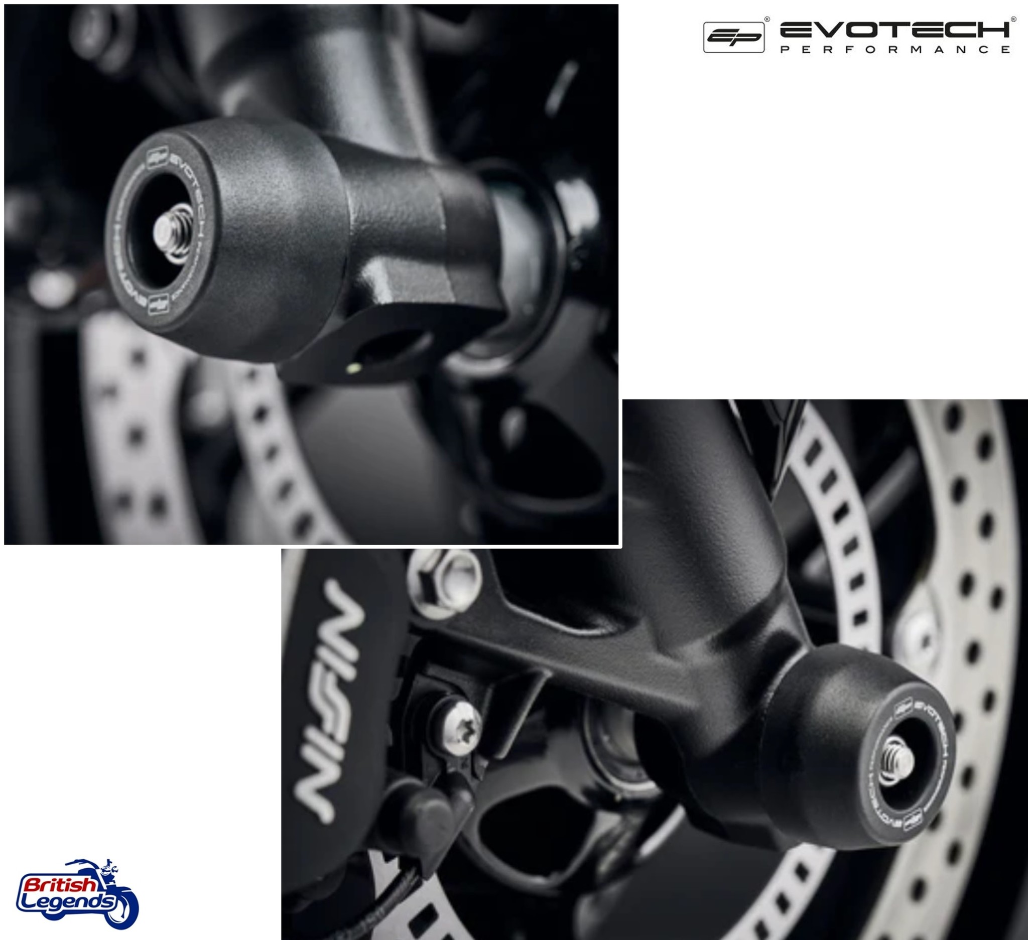 Protecciones de Eje de Rueda para Trident y Tiger Sport