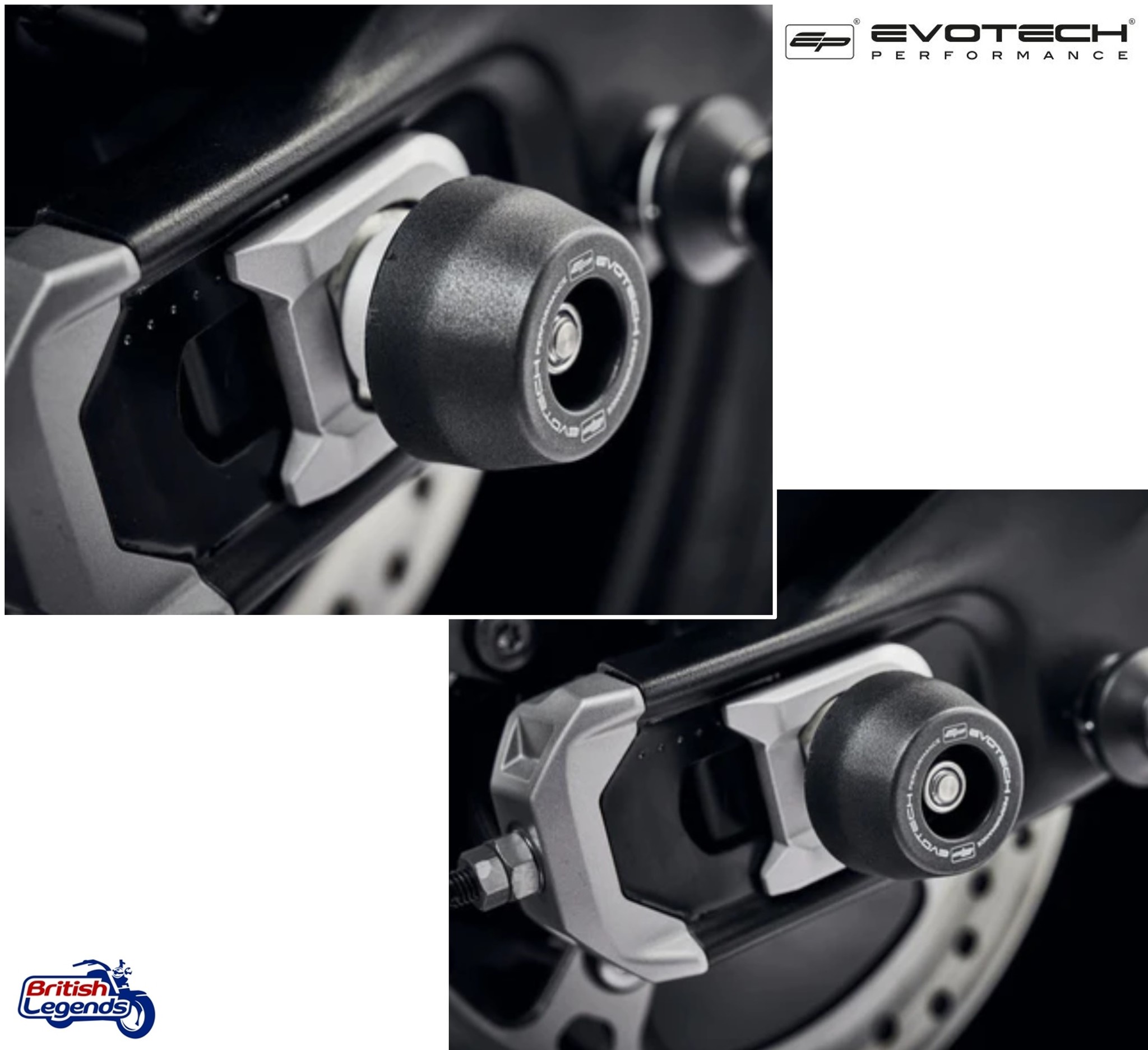 Protecciones de Eje de Rueda para Trident y Tiger Sport