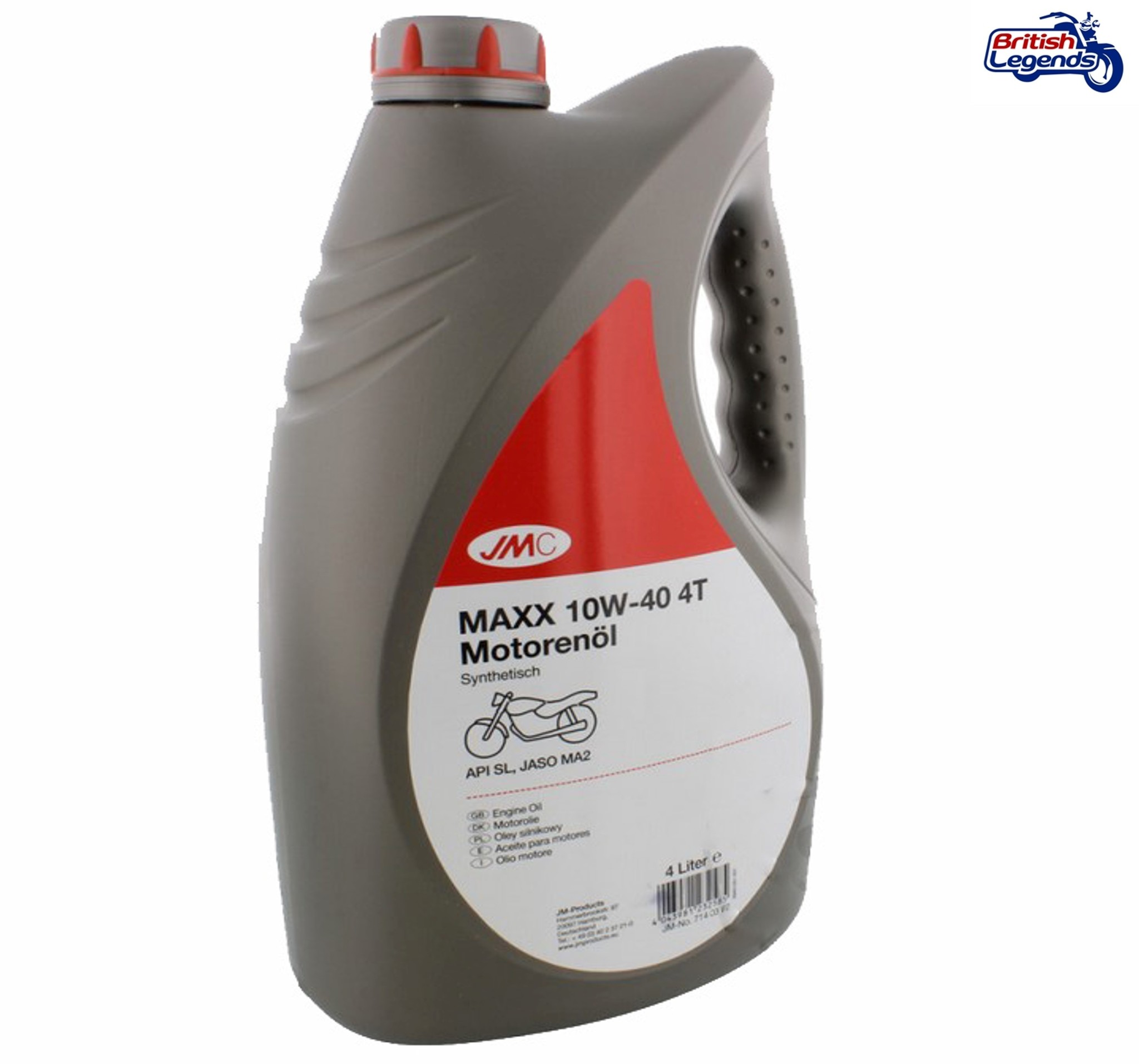 Huile Moteur JMC 100% Synthétique (4L)