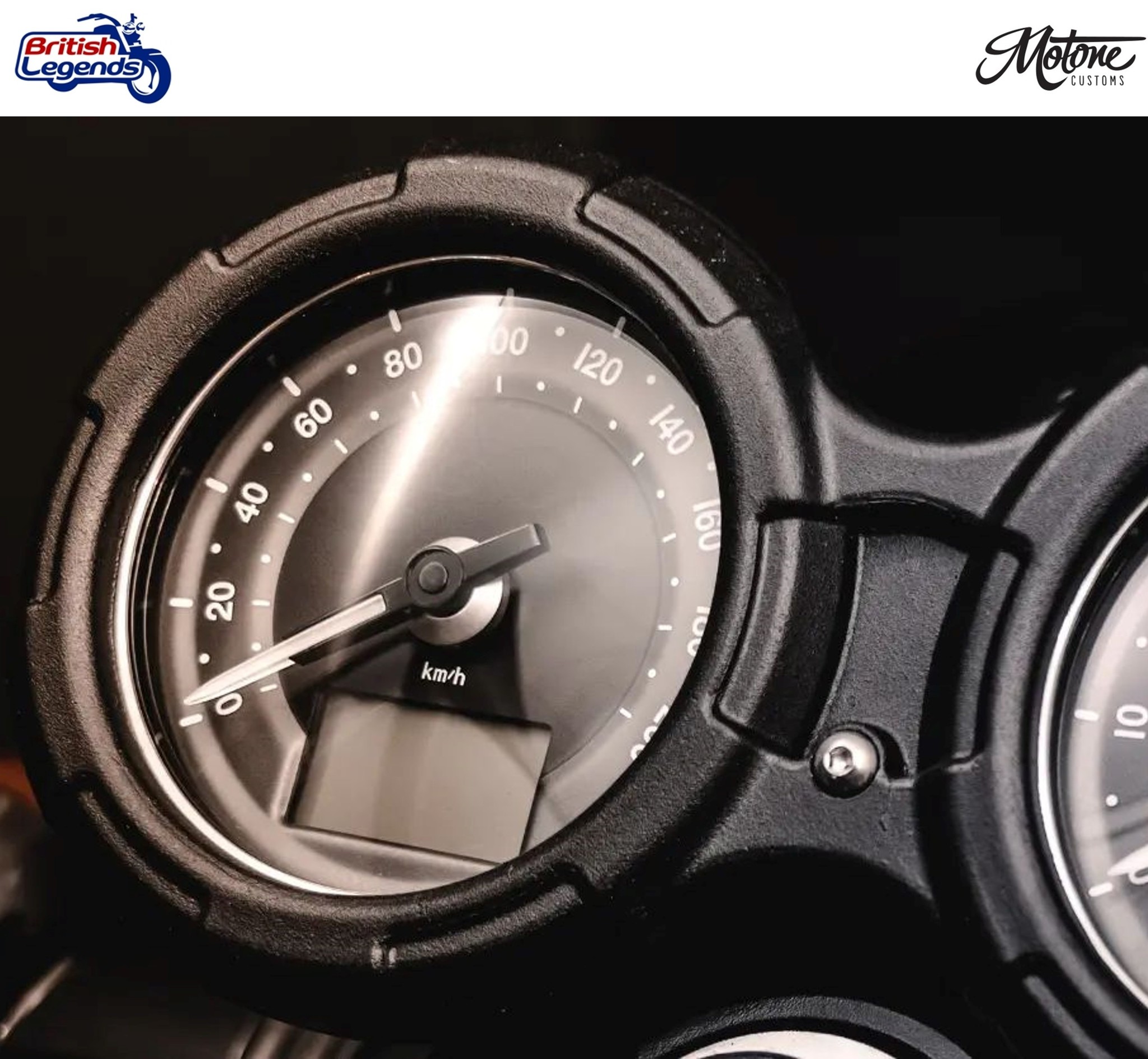 Embellecedor de Instrumentos aluminio negro