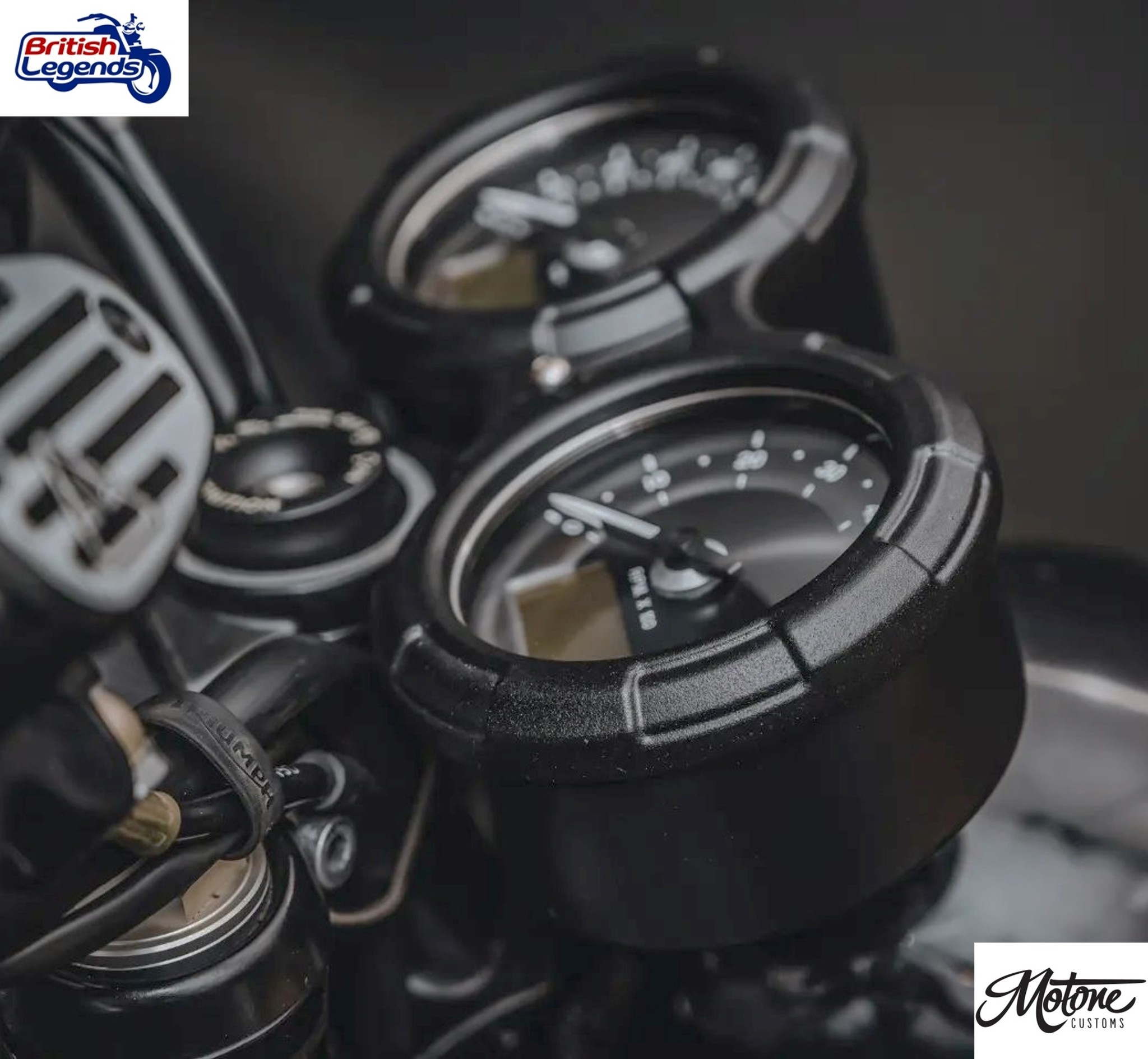 Embellecedor de Instrumentos aluminio negro