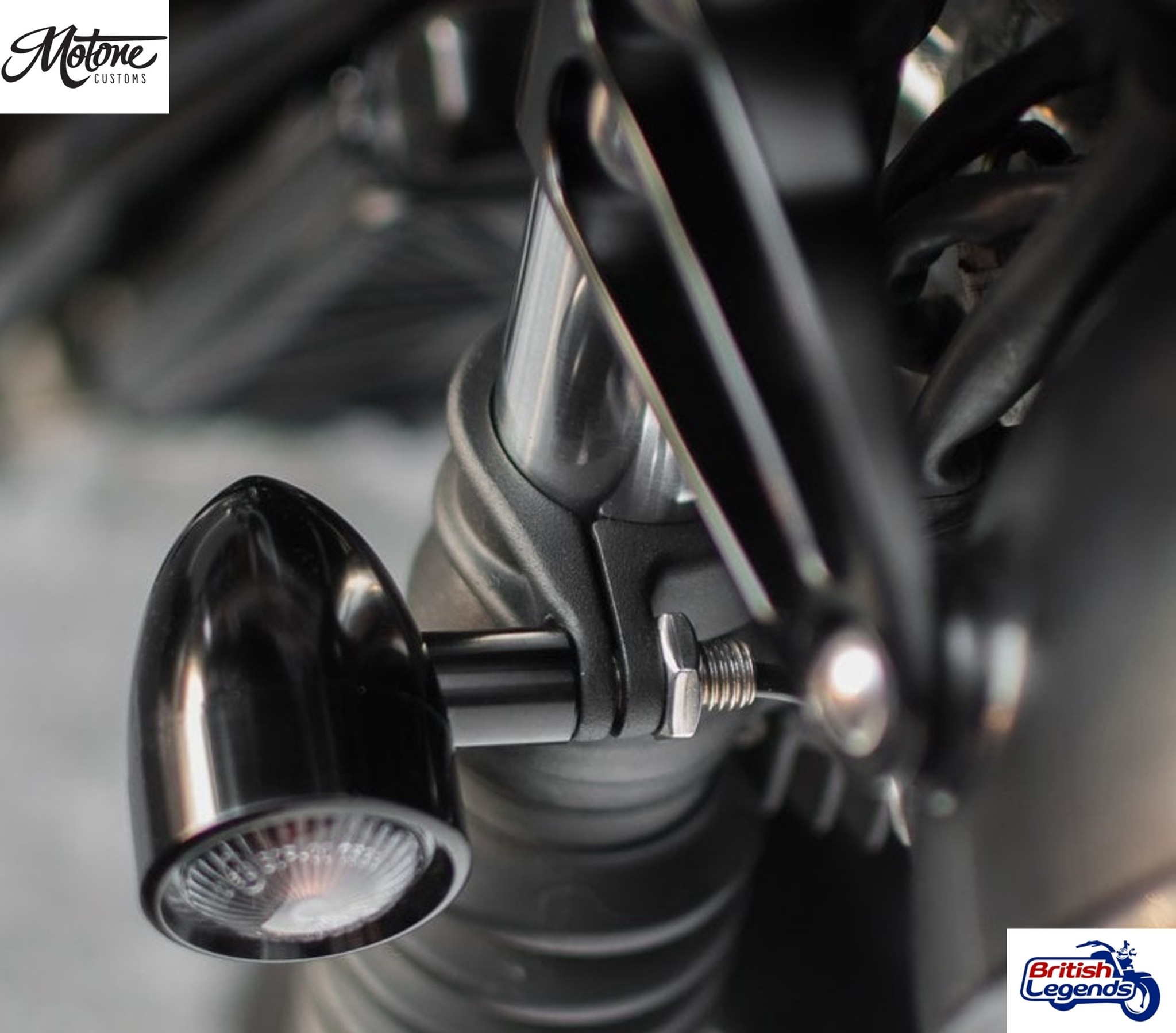 Intermitentes LED para Horquilla de 39 a 41 mm. - Homologado - Heinz Bikes  - Custom Center-Harley & Custom
