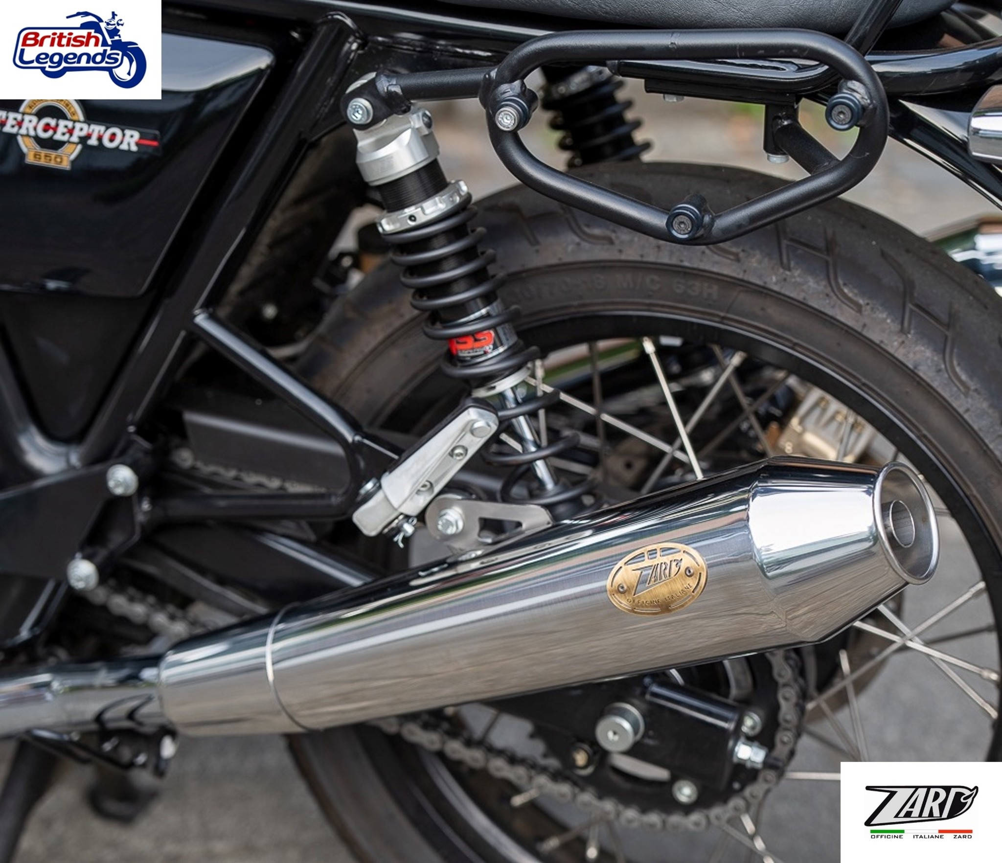 Silencieux Zard pour Royal-Enfield 650cc