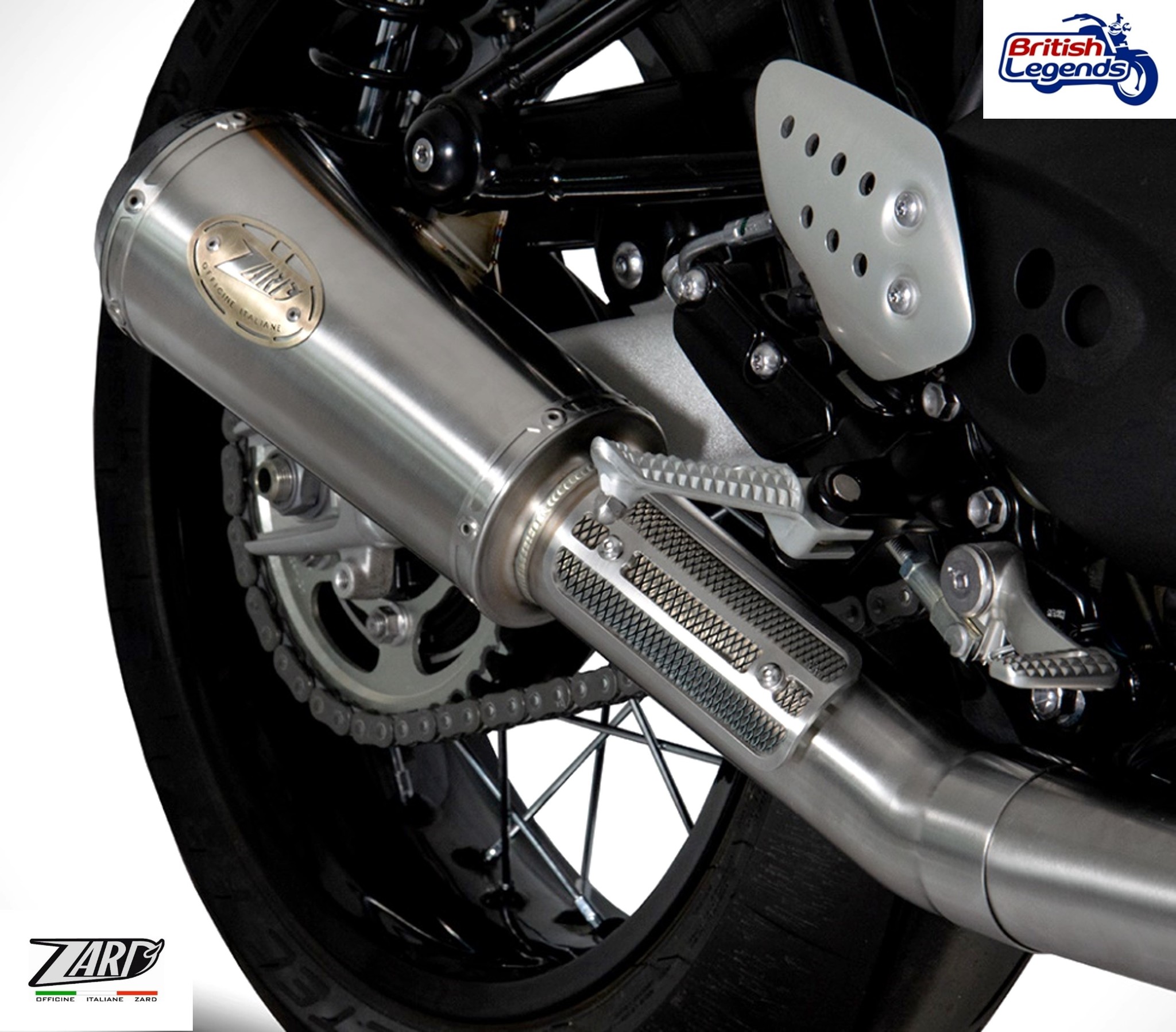 Zard 2-into-1 Exhaust for Thruxton RS & Speed Twin