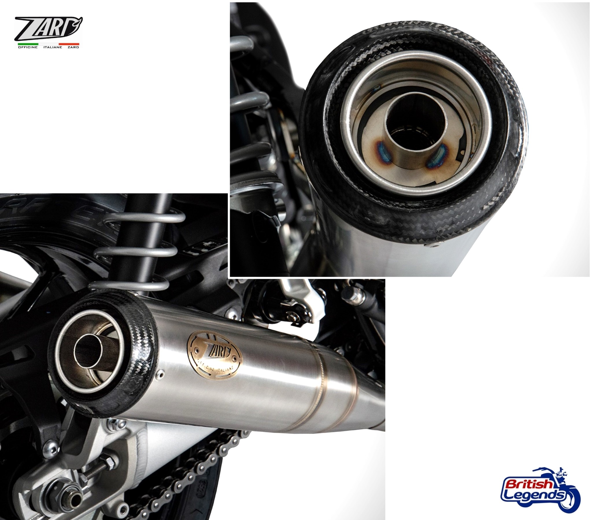 Silencieux Zard pour Thruxton & Speed Twin