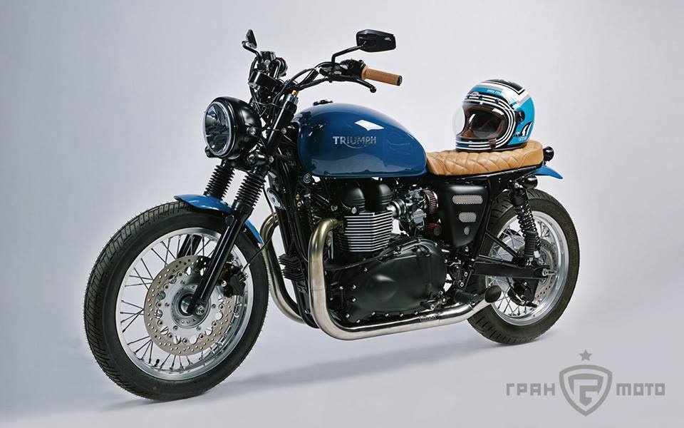 Hot-Rod Exhaust System for Triumph Twins