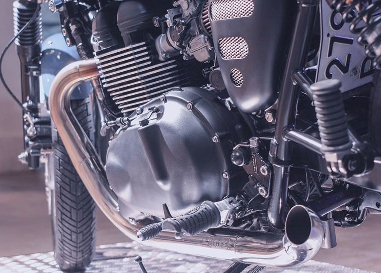 Escape Inox Hot-Rod para Triumph Twins