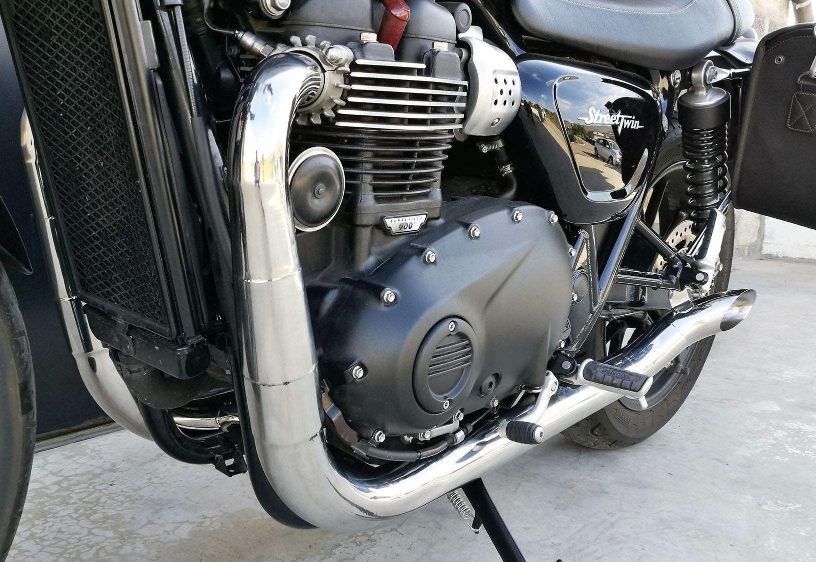 Escape Inox Hot-Rod para Triumph Twins