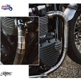 Ligne Inox Nautilus 2-en-2 pour Triumph Twins