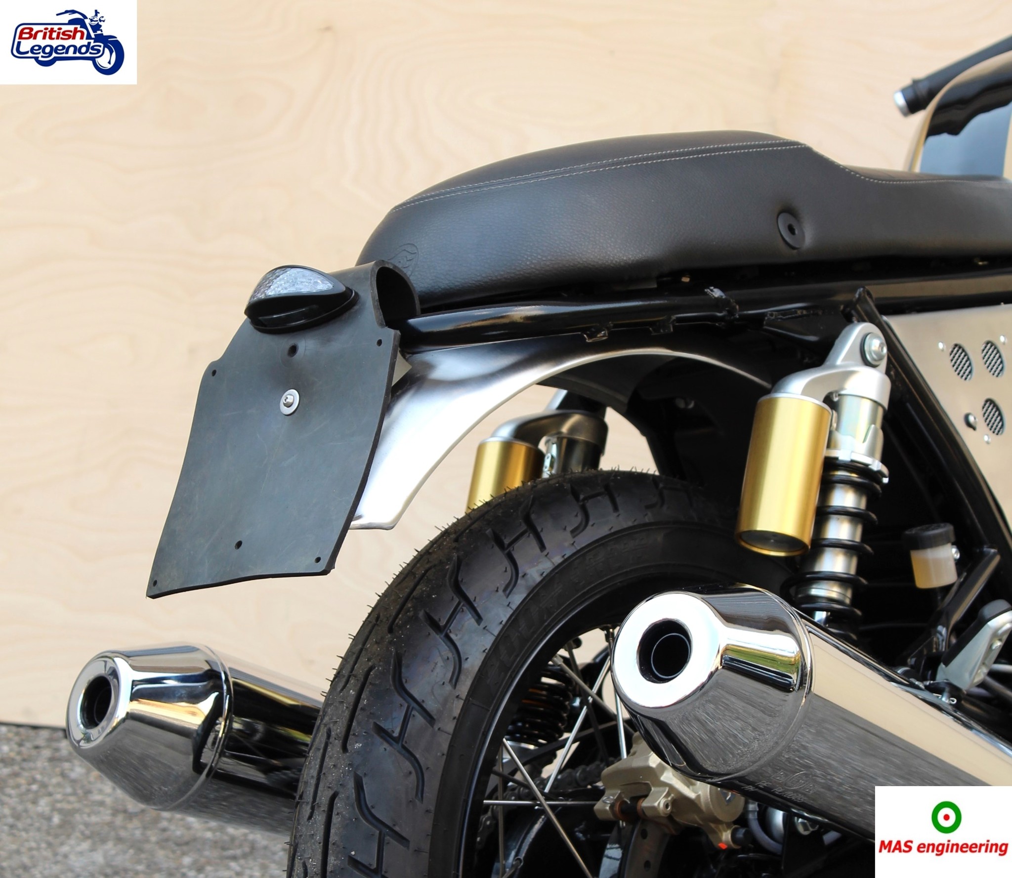 Porte-Plaque et Feu LED pour Royal-Enfield 650