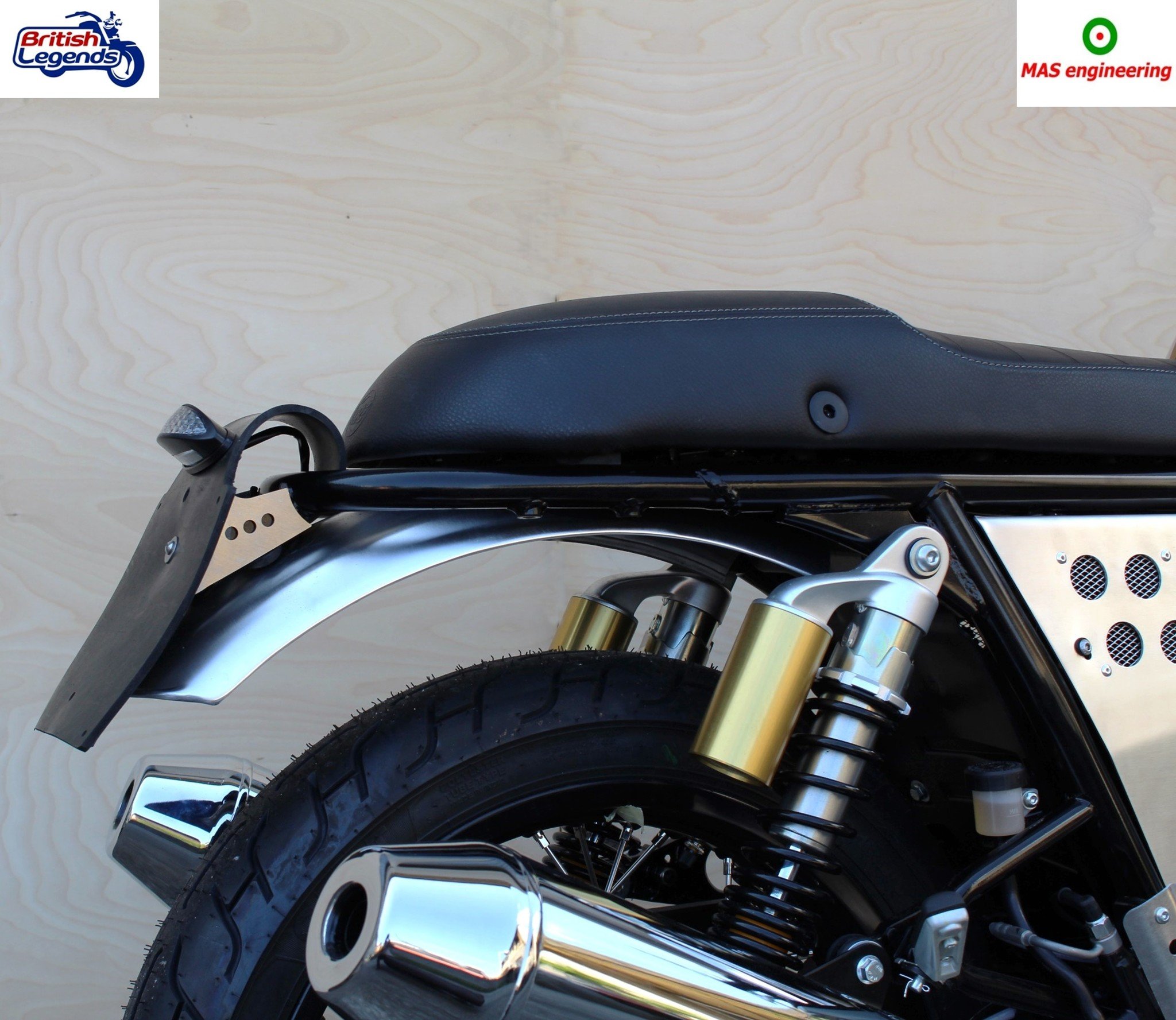 Porte-Plaque et Feu LED pour Royal-Enfield 650