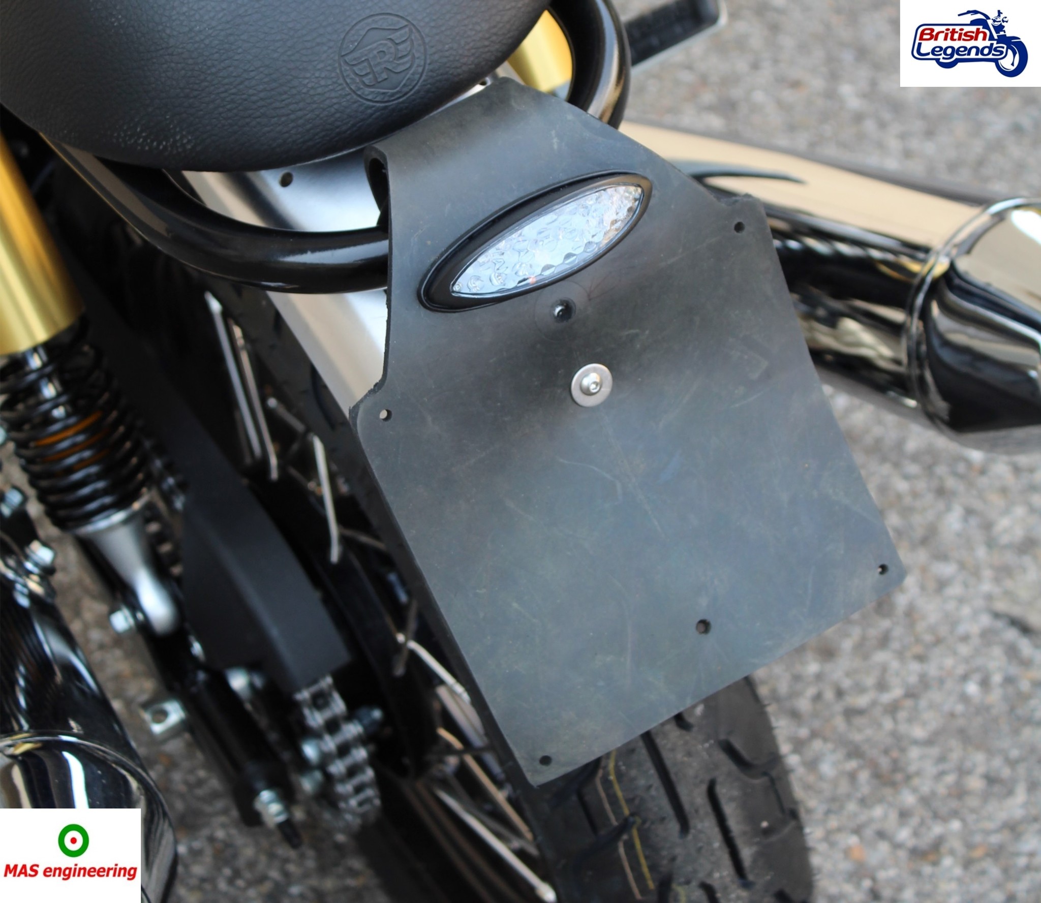 Porte-Plaque et Feu LED pour Royal-Enfield 650