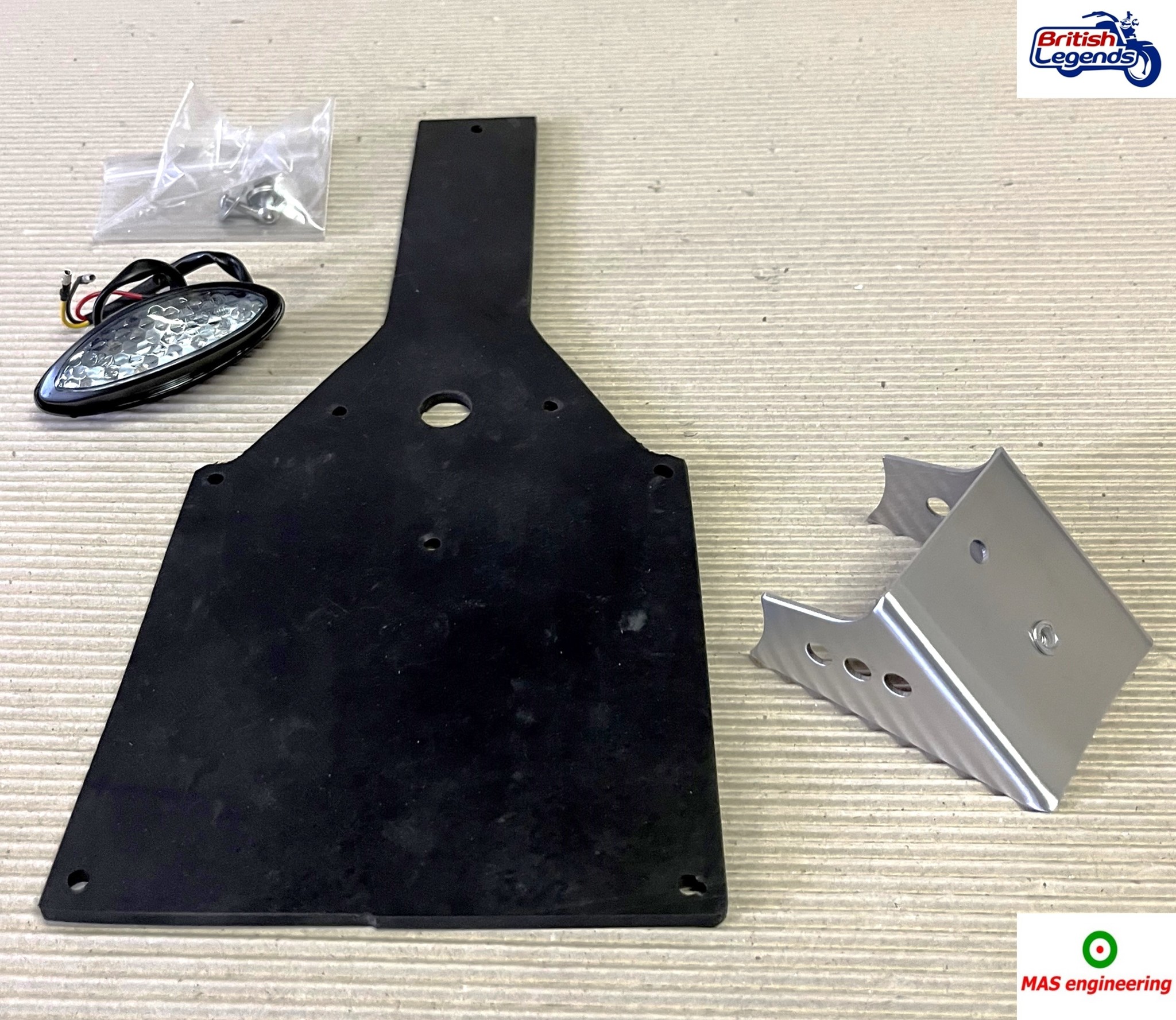 Porte-Plaque et Feu LED pour Royal-Enfield 650