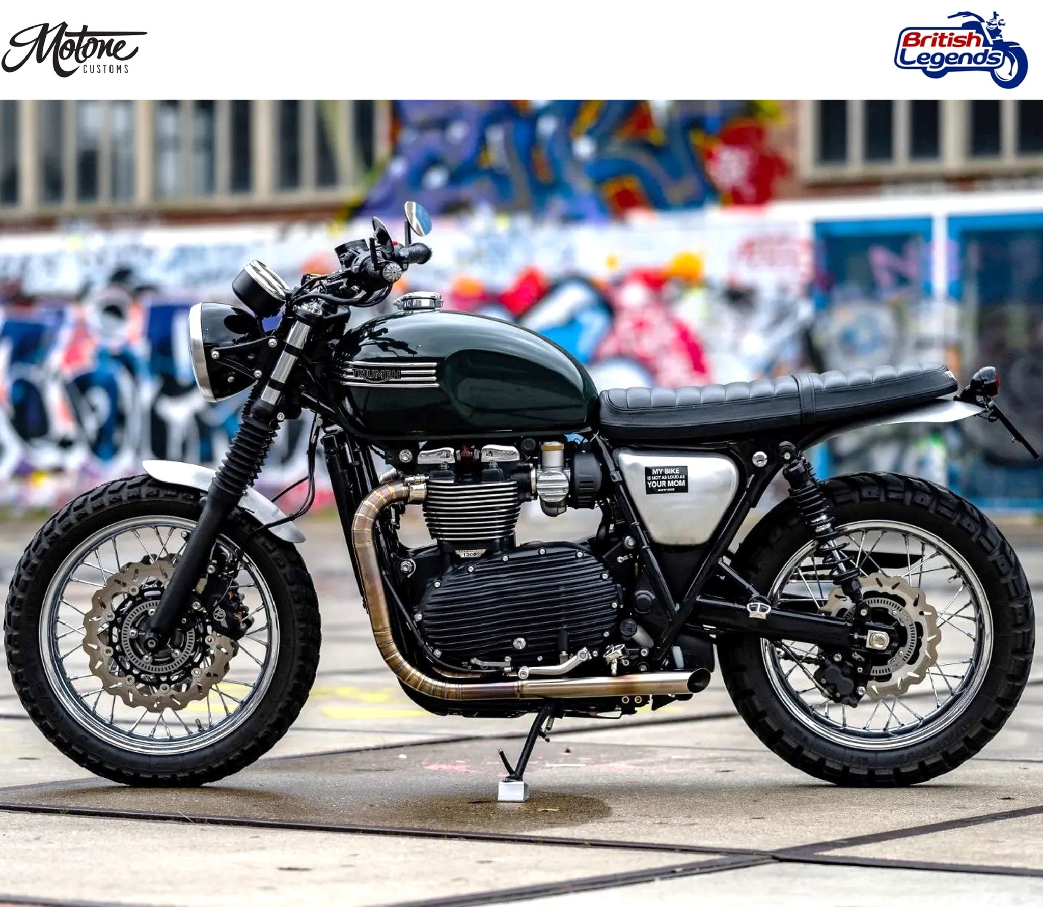 Garde-Boue AR Court en Alu pour Triumph Twins