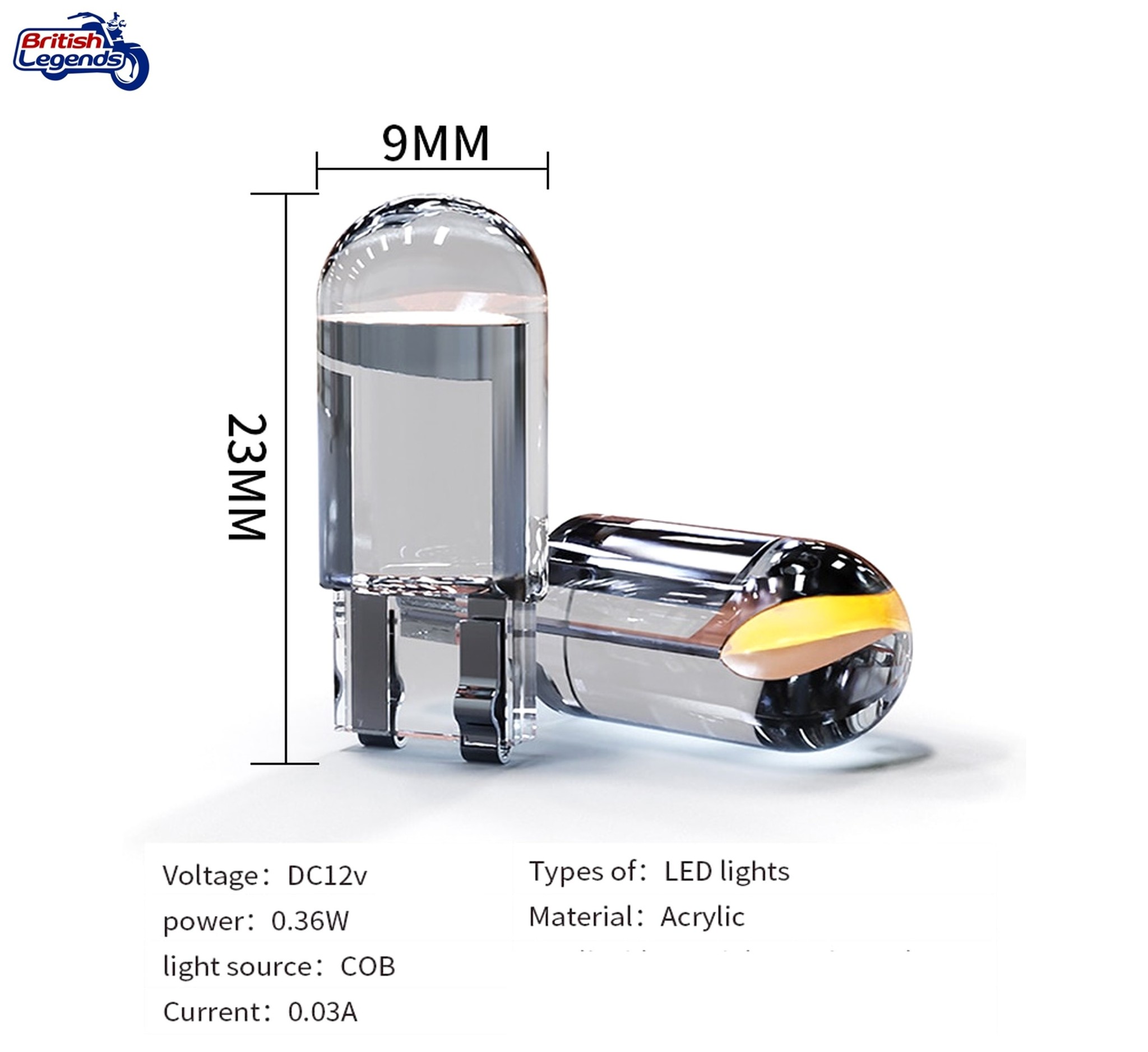 Parking Light LED Bulb for Increased Visibility