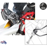 QIL Grille de phare de couverture de protection de phare modifiée de moto  adaptée à V85TT 2018-2021