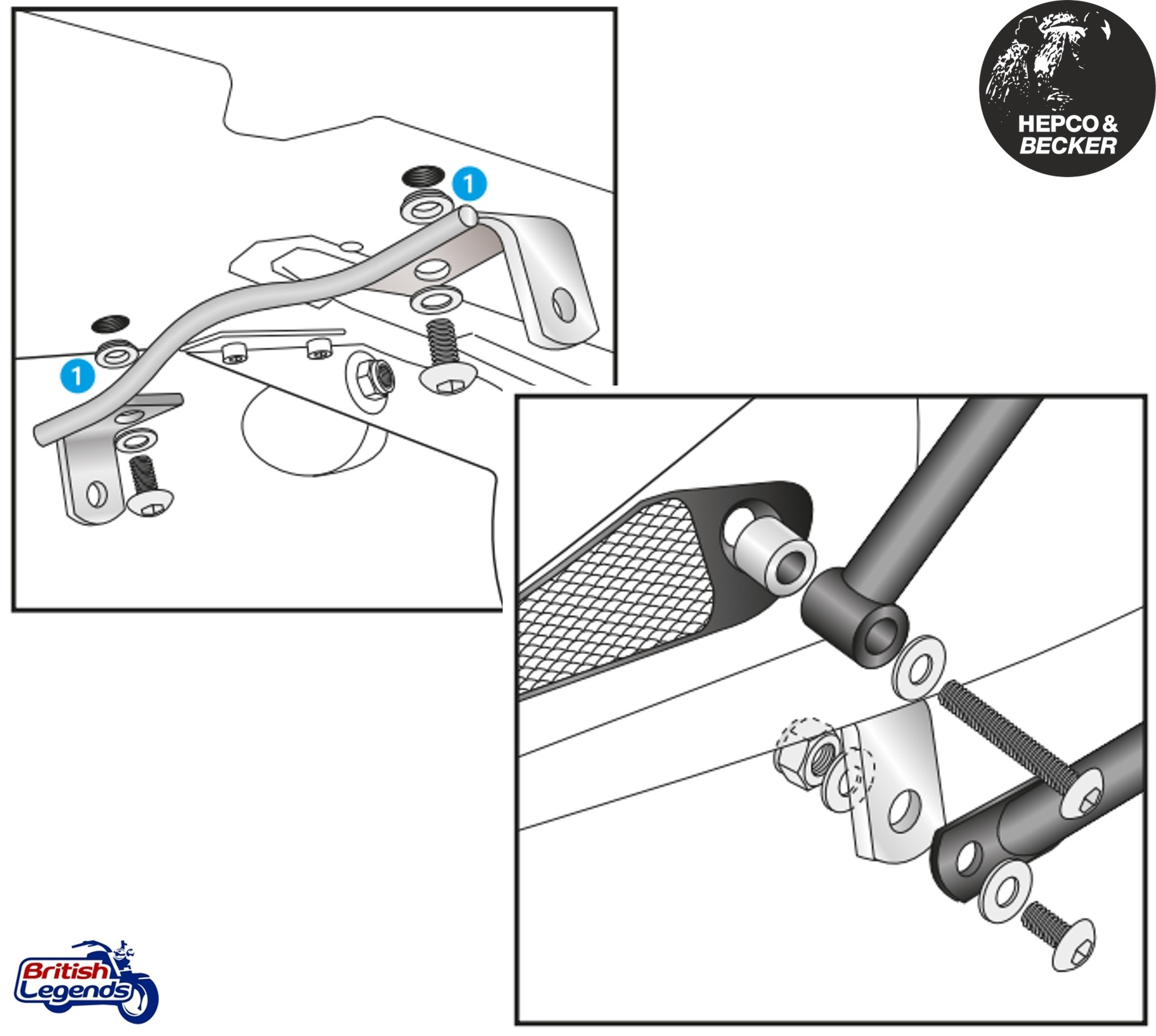 Luggage Rack / Topcase Support for Moto-Guzzi Griso 850, 1100 & 1200