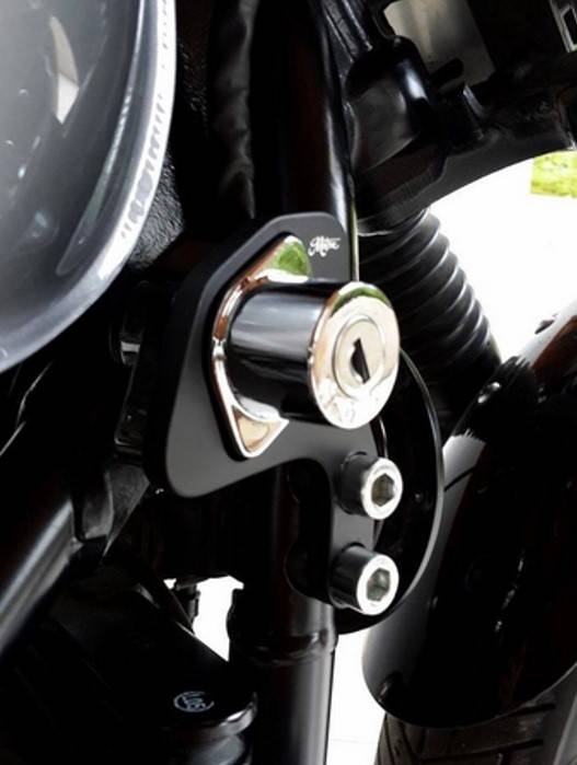 Reubicación del contactor en Triumph Twins