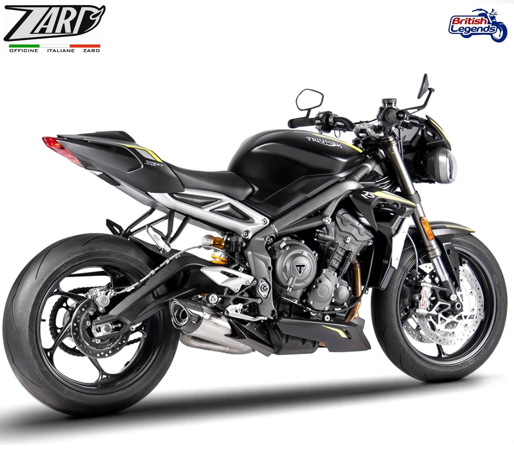 Silenciador Titanio para Triumph Street Triple 765