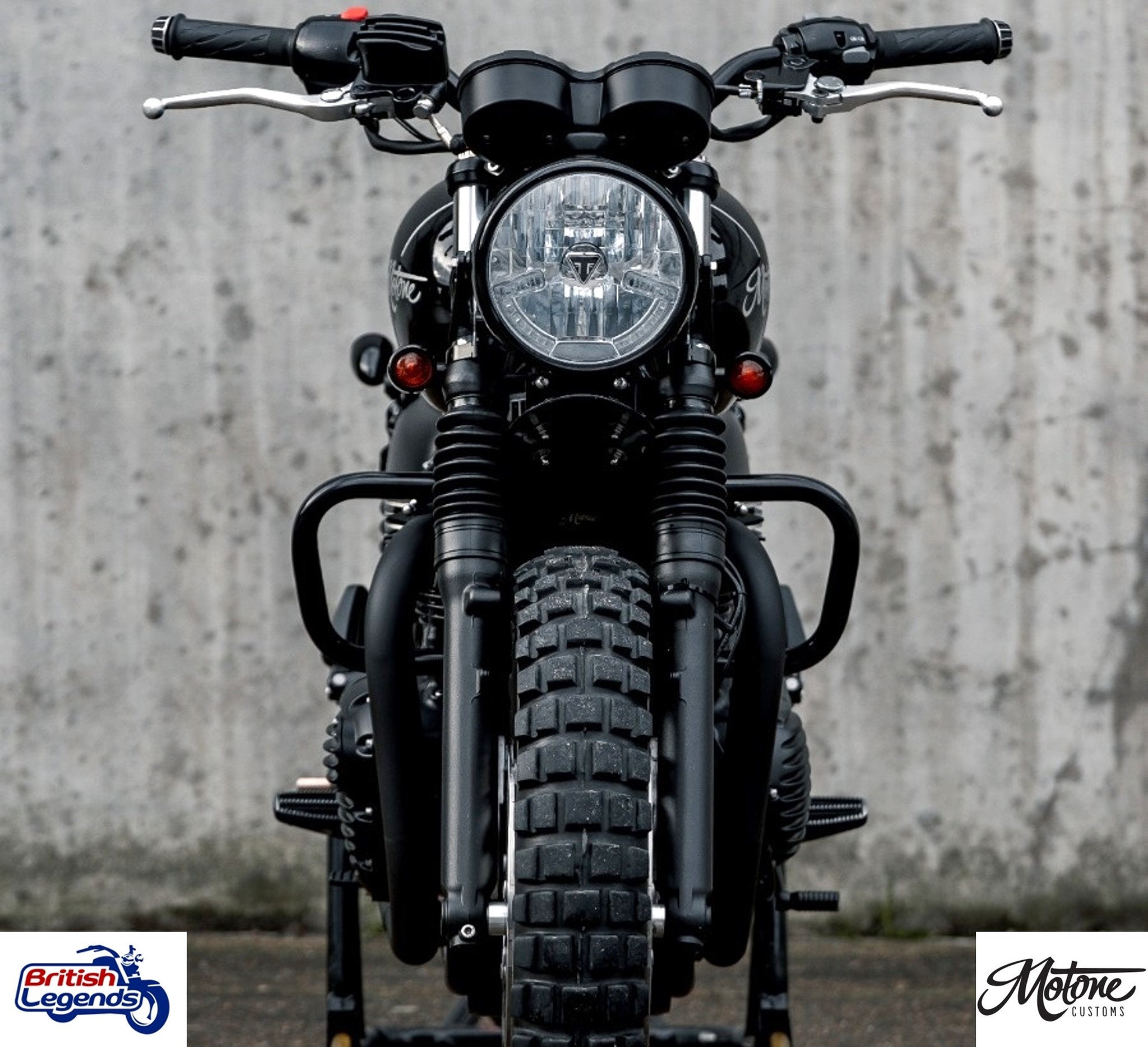 Stainless Steel Engine Guards for Triumph Twins