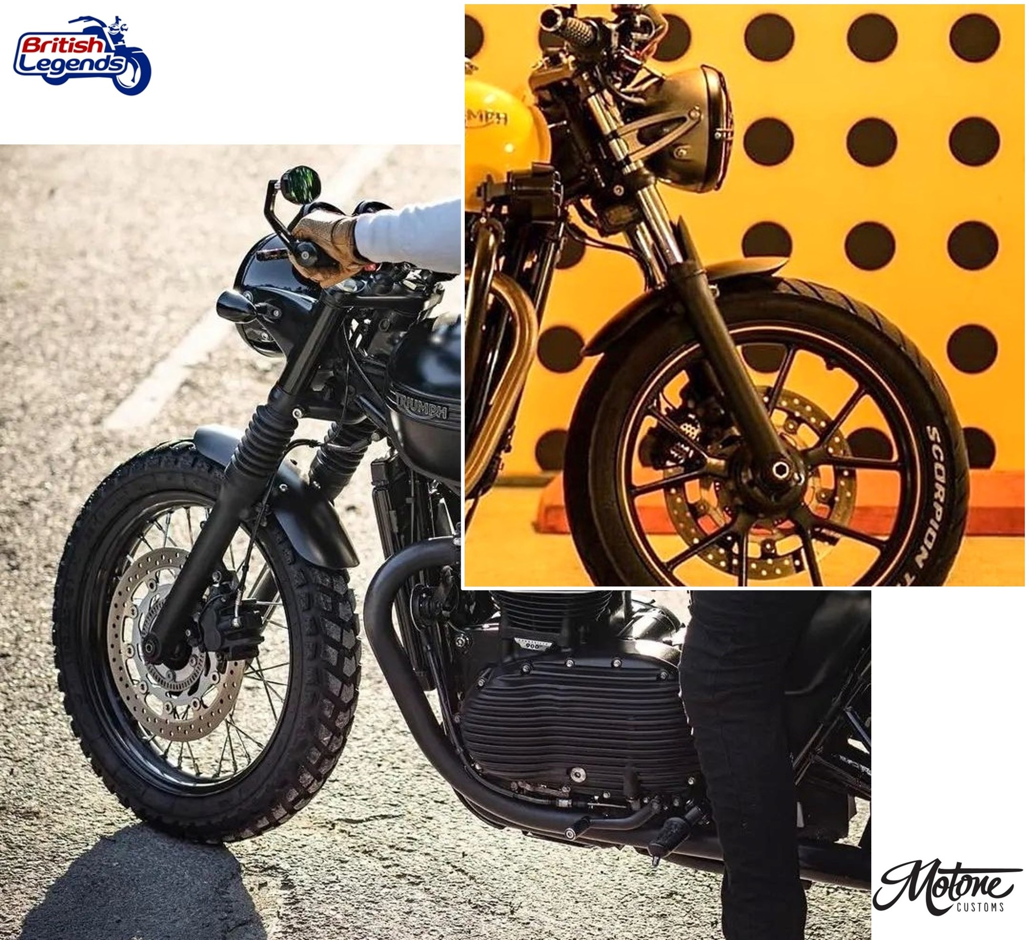 Garde-Boue Avant en Alu pour Triumph Twins