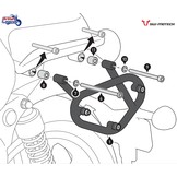 Bolsa Laterale + Soporte para Royal-Enfield