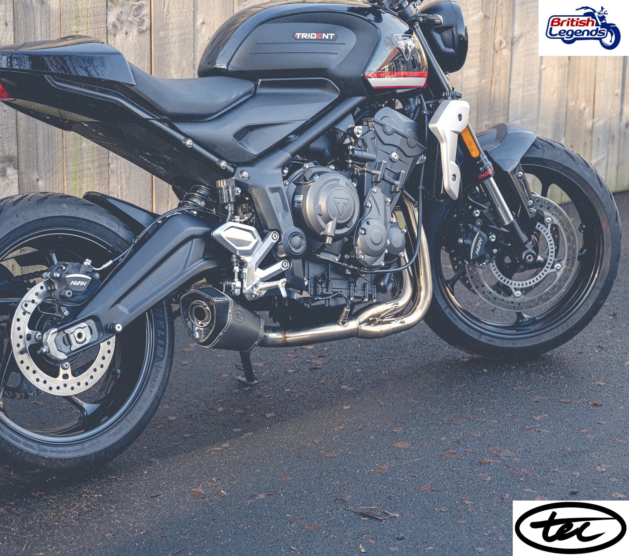 Ligne 3-en-1 Inox pour Triumph Trident 660