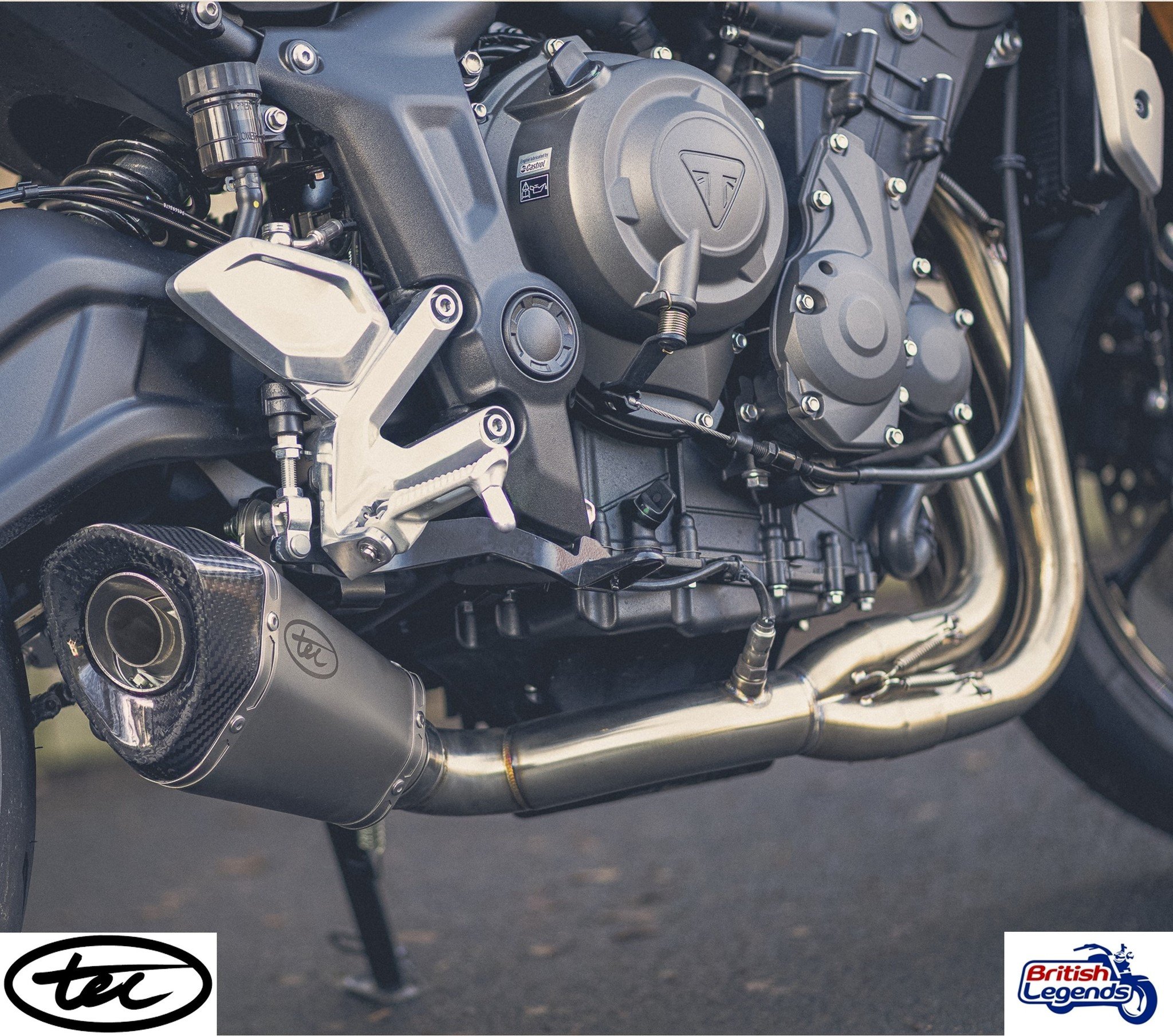 Ligne 3-en-1 Inox pour Triumph Trident 660