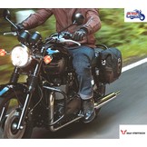 Canvas Saddle Bag for Triumph Bonneville