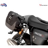 Canvas Saddle Bag for Triumph Thruxton