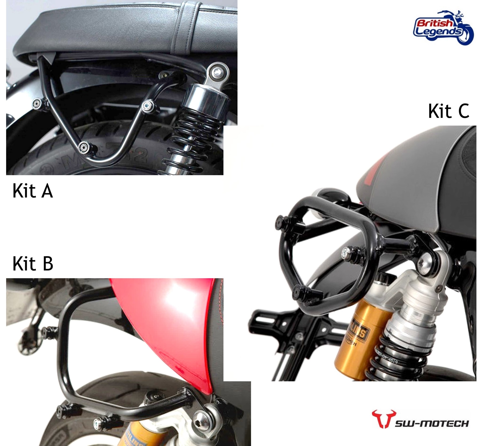 Canvas Saddle Bag for Triumph Thruxton