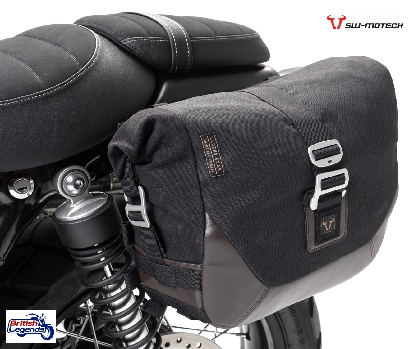 Canvas Saddle Bag Kit for Triumph Scrambler