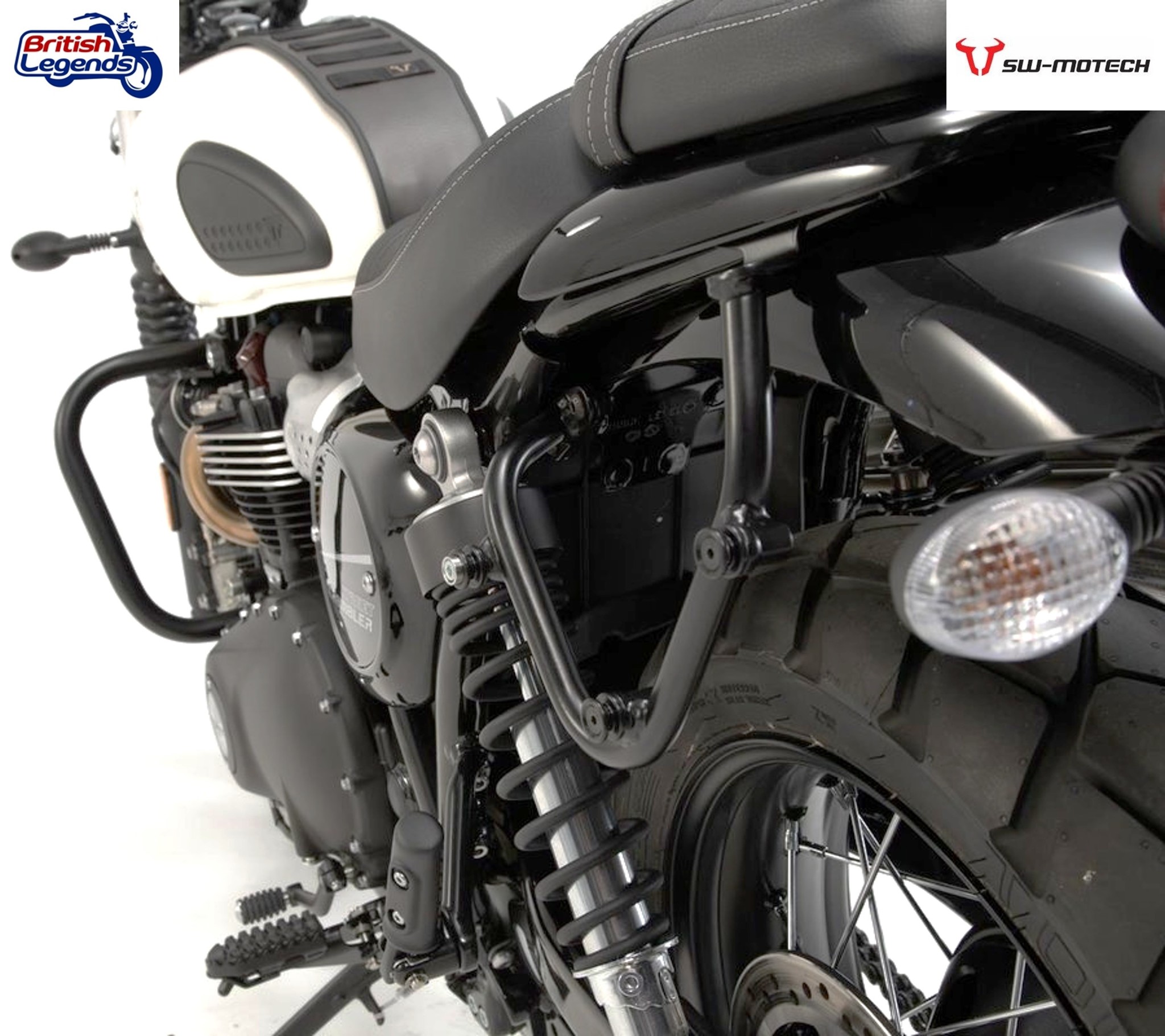 Canvas Saddle Bag Kit for Triumph Scrambler