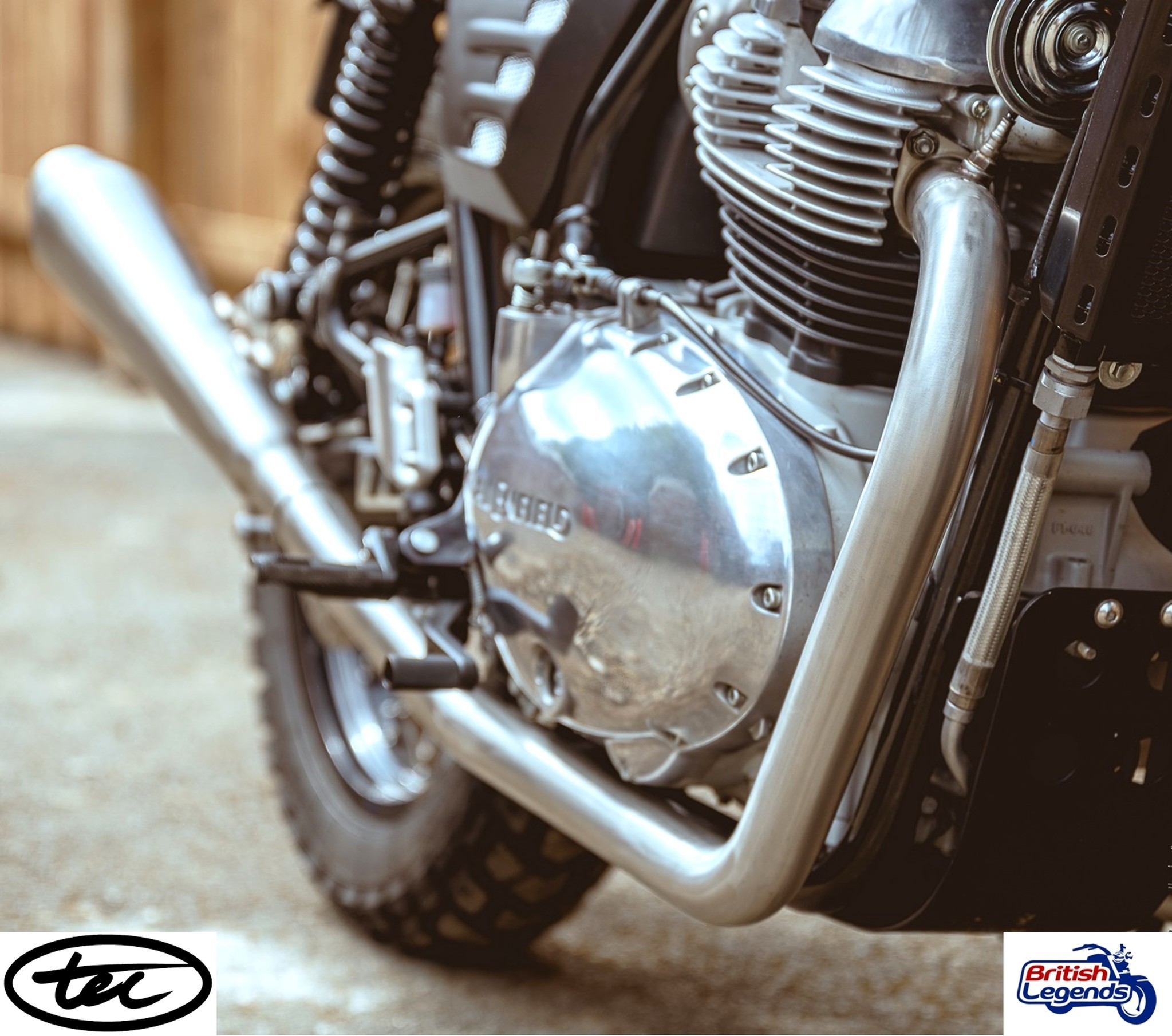 Collecteurs Inox "Big Bore" pour Royal-Enfield 650cc