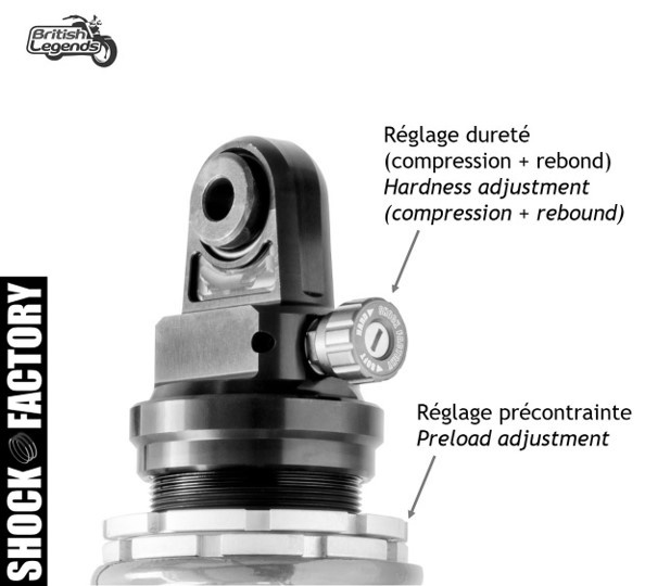Monoamortiguador para Triumph Bobber