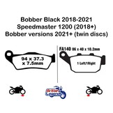 Sintered Brake Pads for Bobber & Speedmaster 1200