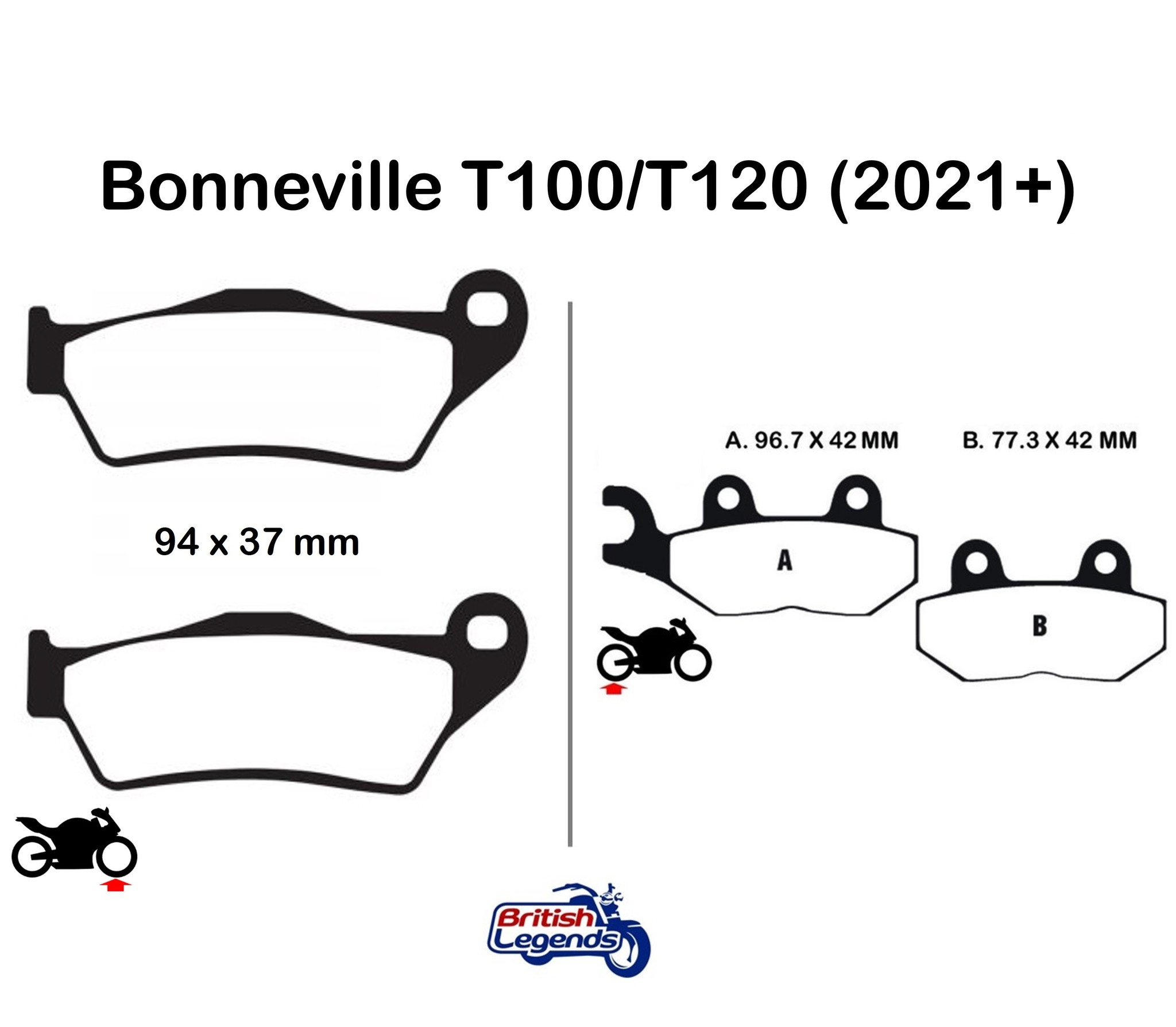 Pastillas sinterizadas para Triumph Bonneville