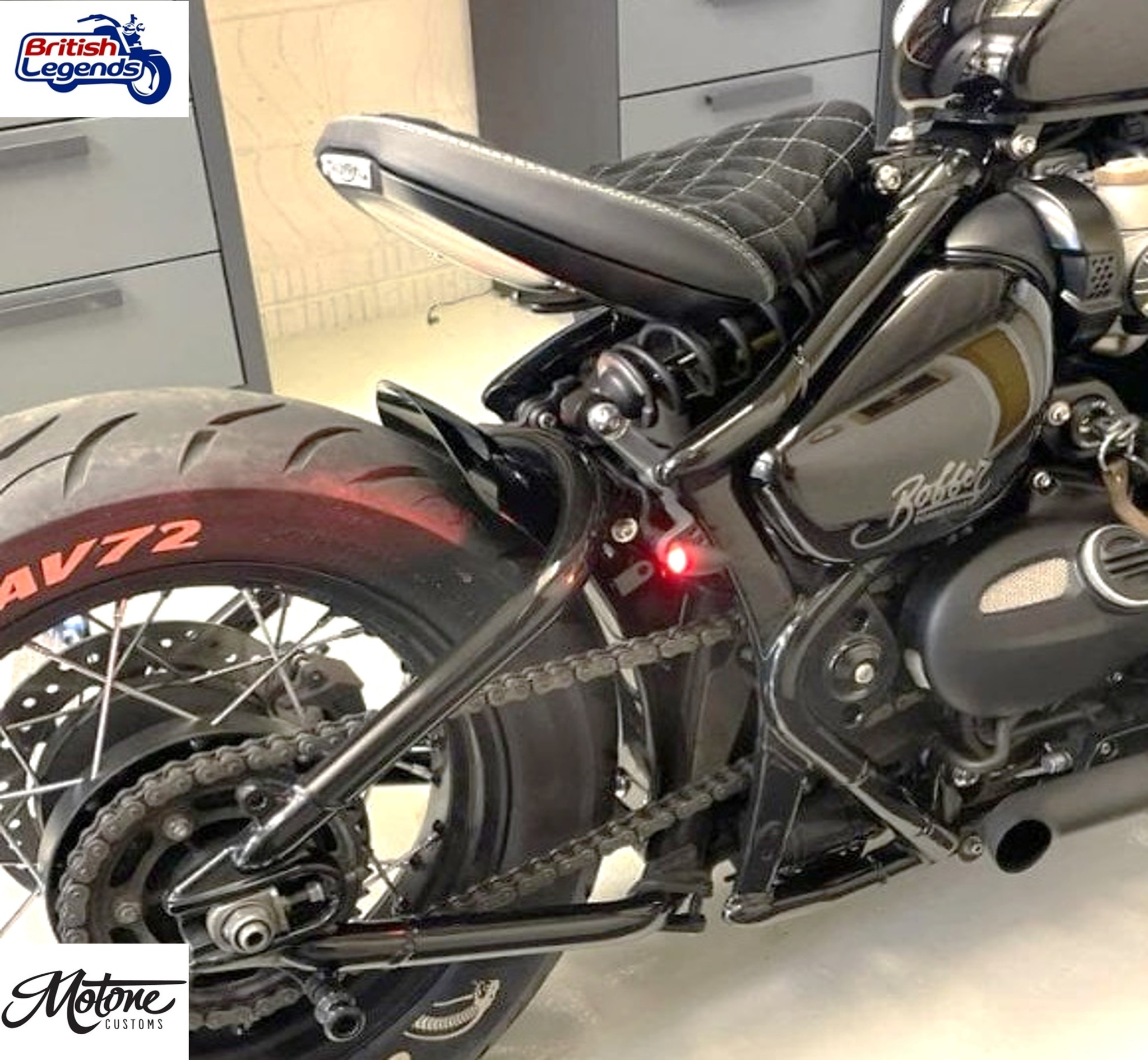 Supports de Clignotants AR pour Triumph Bobber