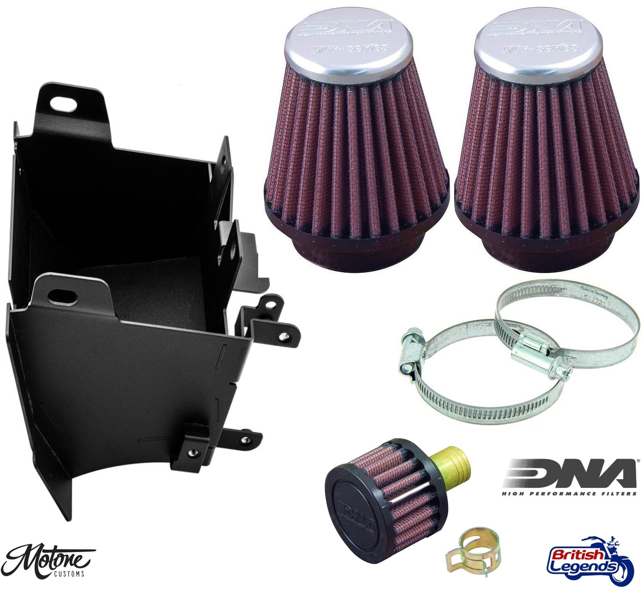 Kit de supresión de la caja de aire Triumph Twins