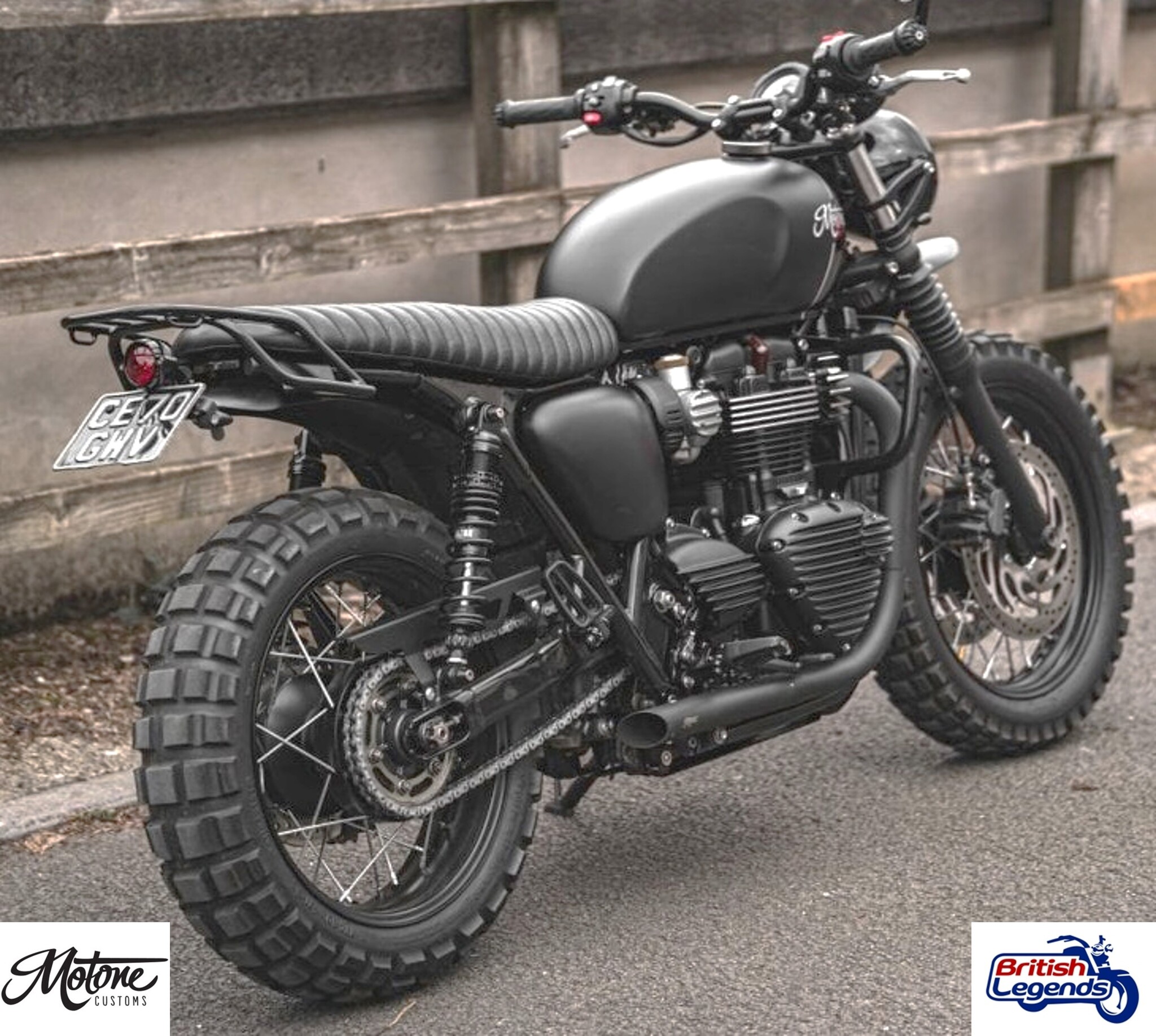 Portaequipajes de Inox para Triumph Twins