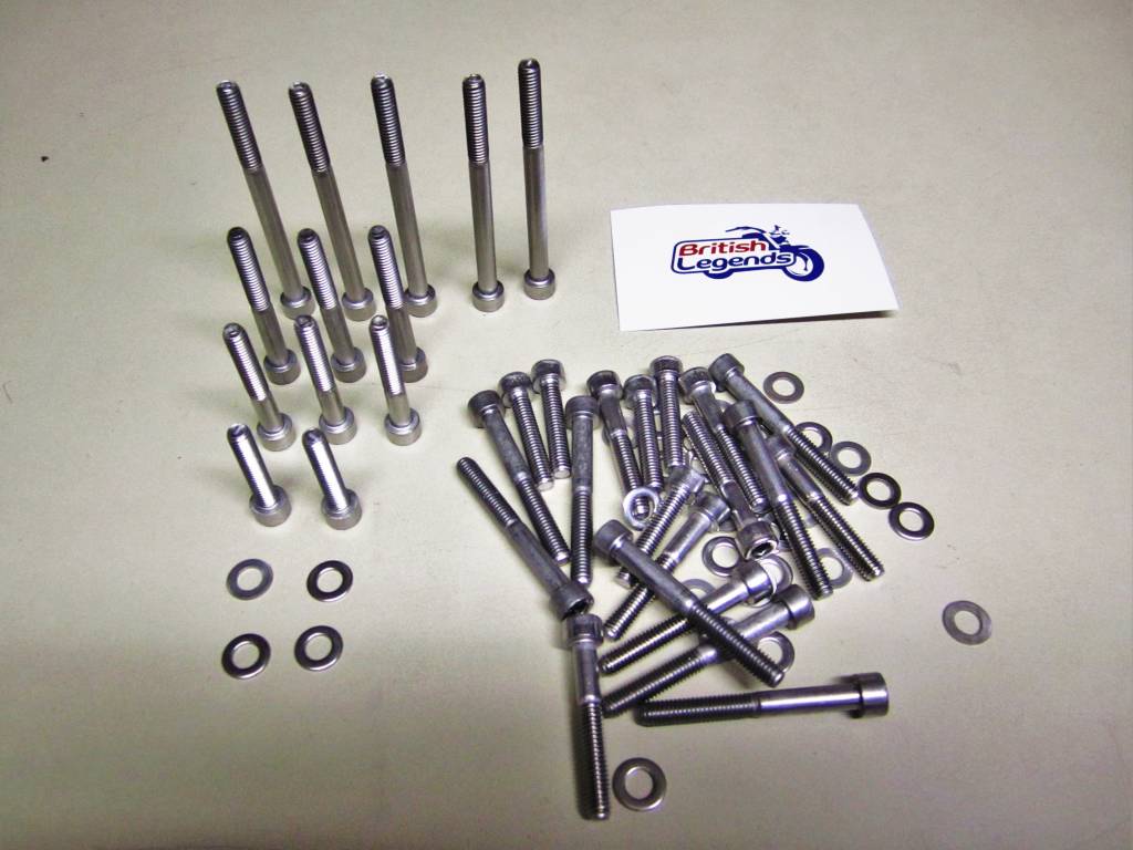 Vis de Carter de Moteur Inox (jeu complet)